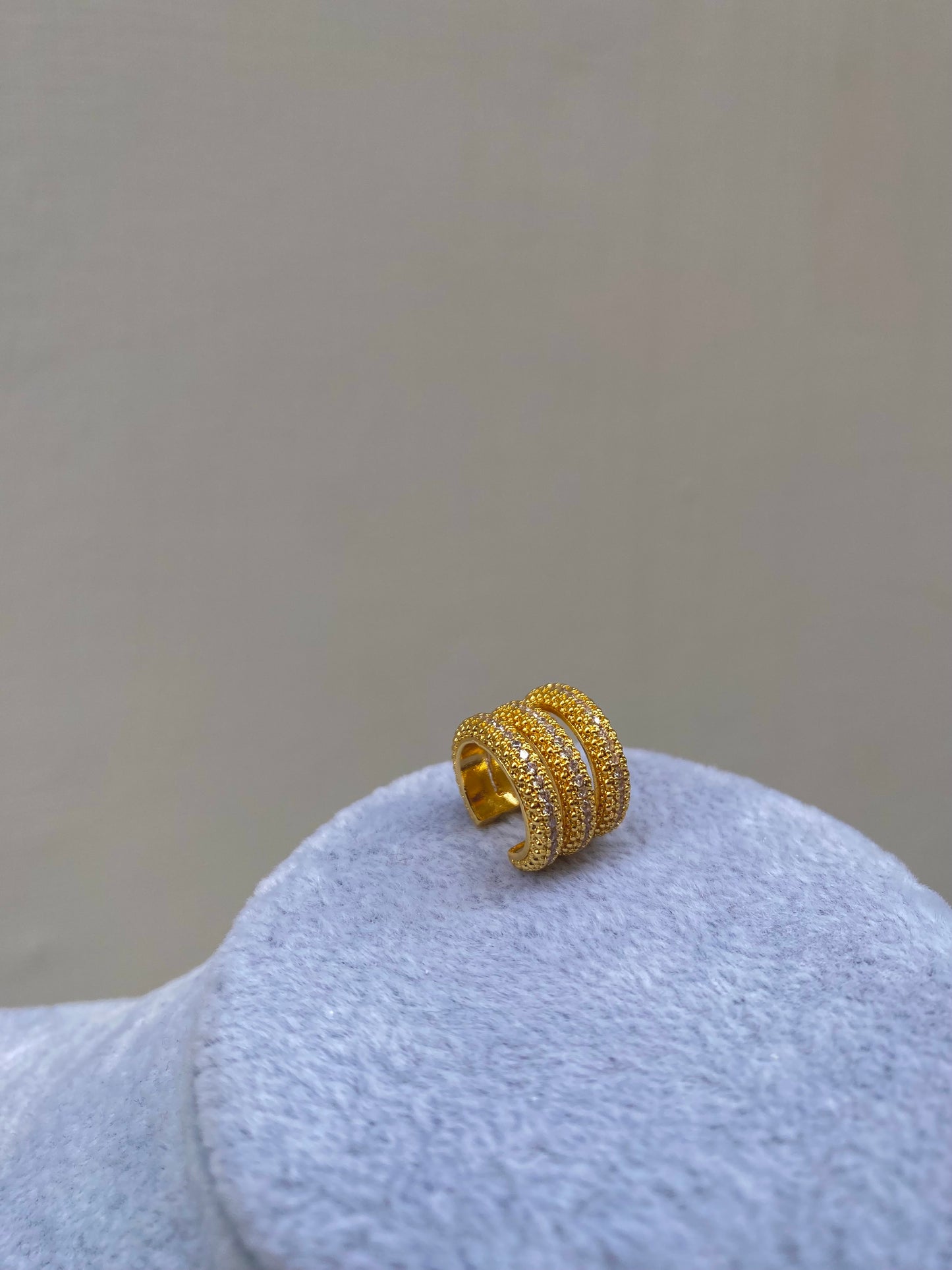 Earcuff Bolt strass