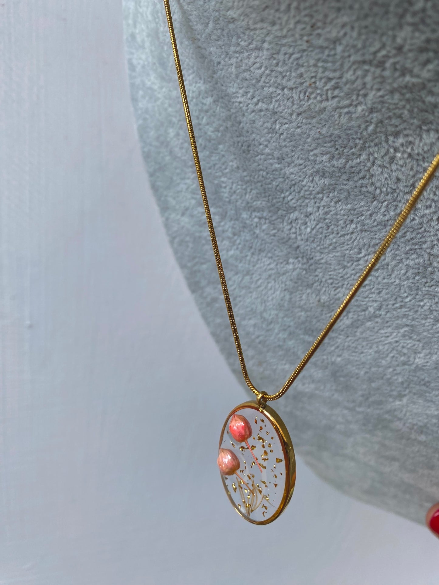 Collana Resina Oval