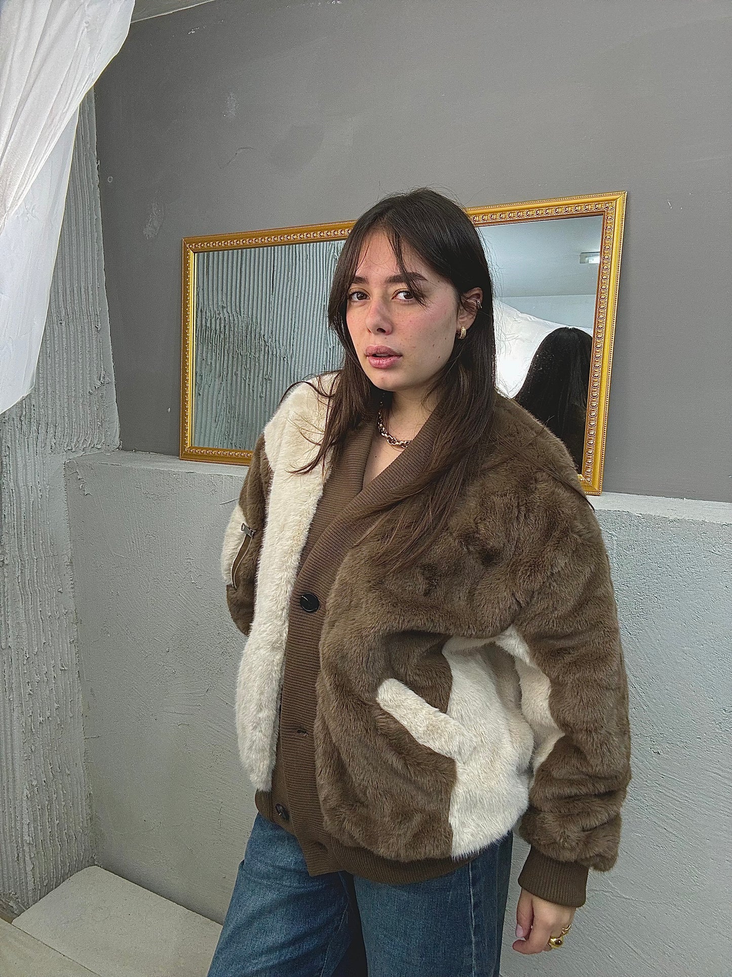 NEW COLLECTION Ecofur Cardigan