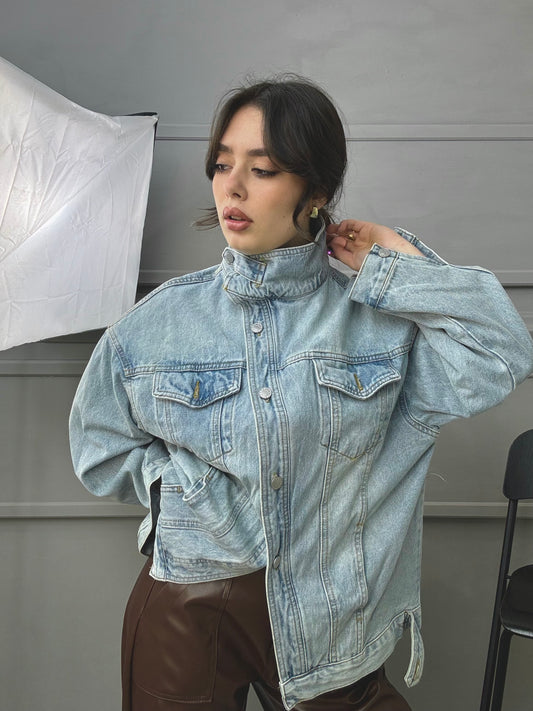 Bomber in Jeans