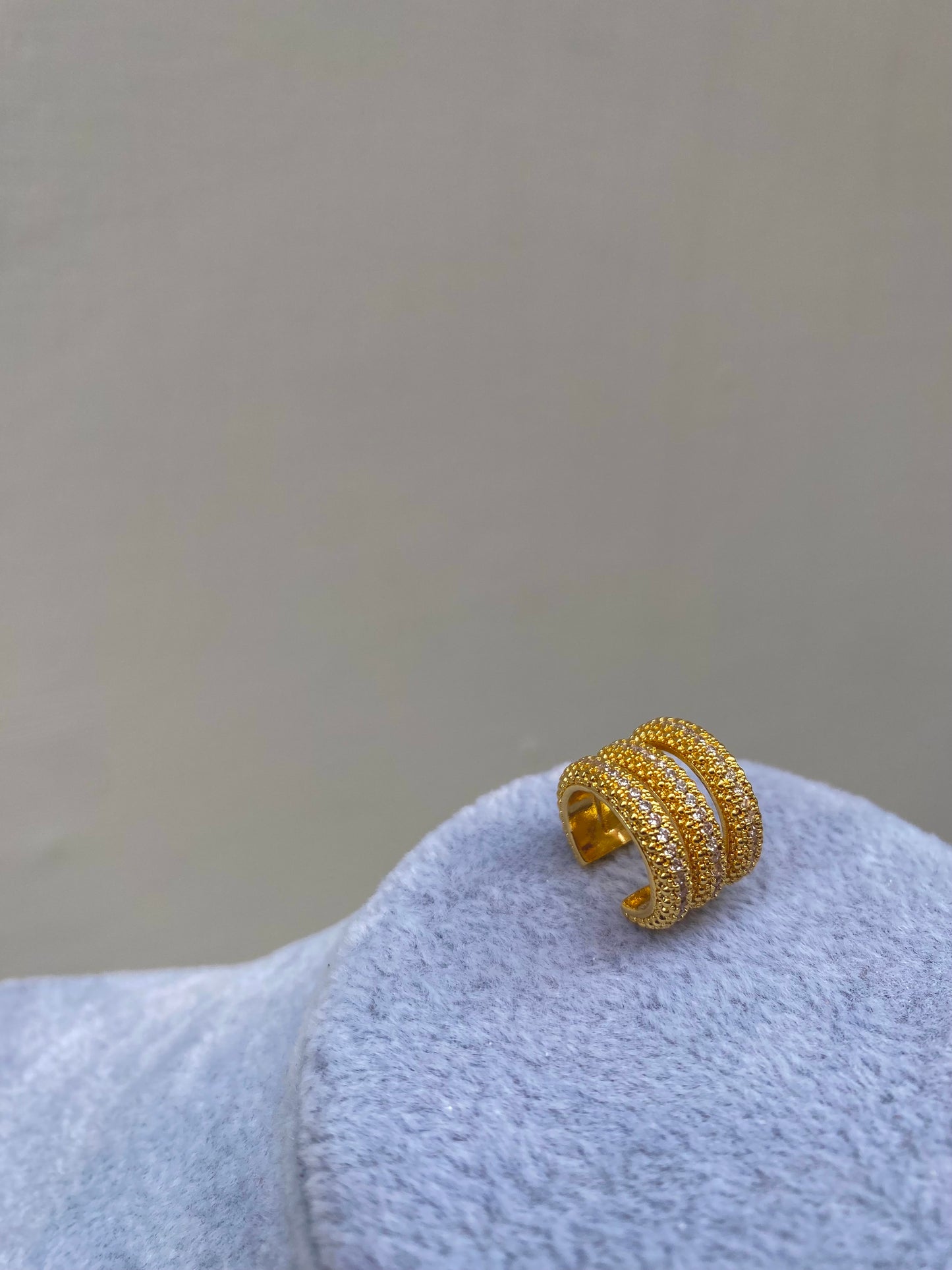 Earcuff Bolt strass