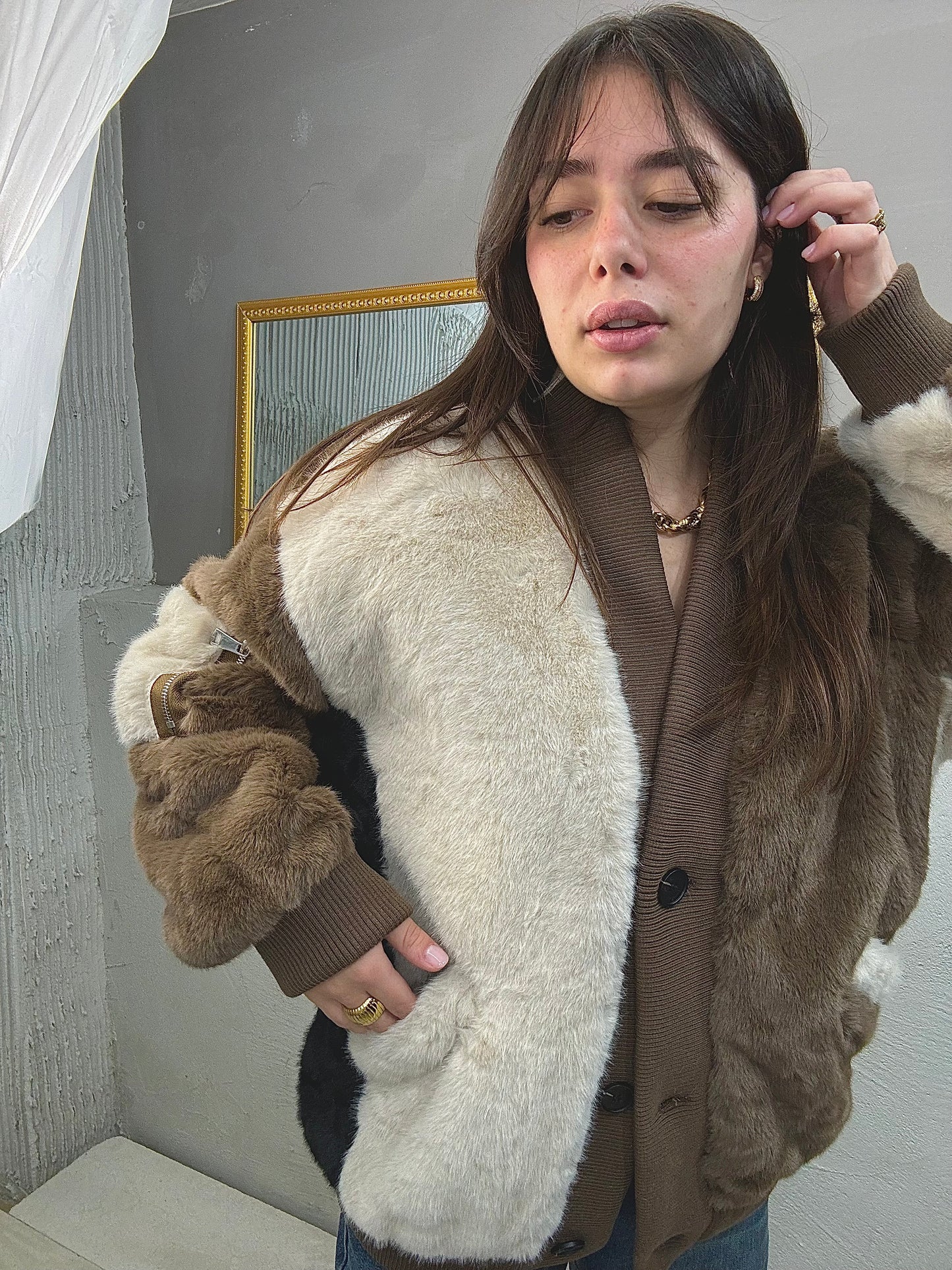 NEW COLLECTION Ecofur Cardigan