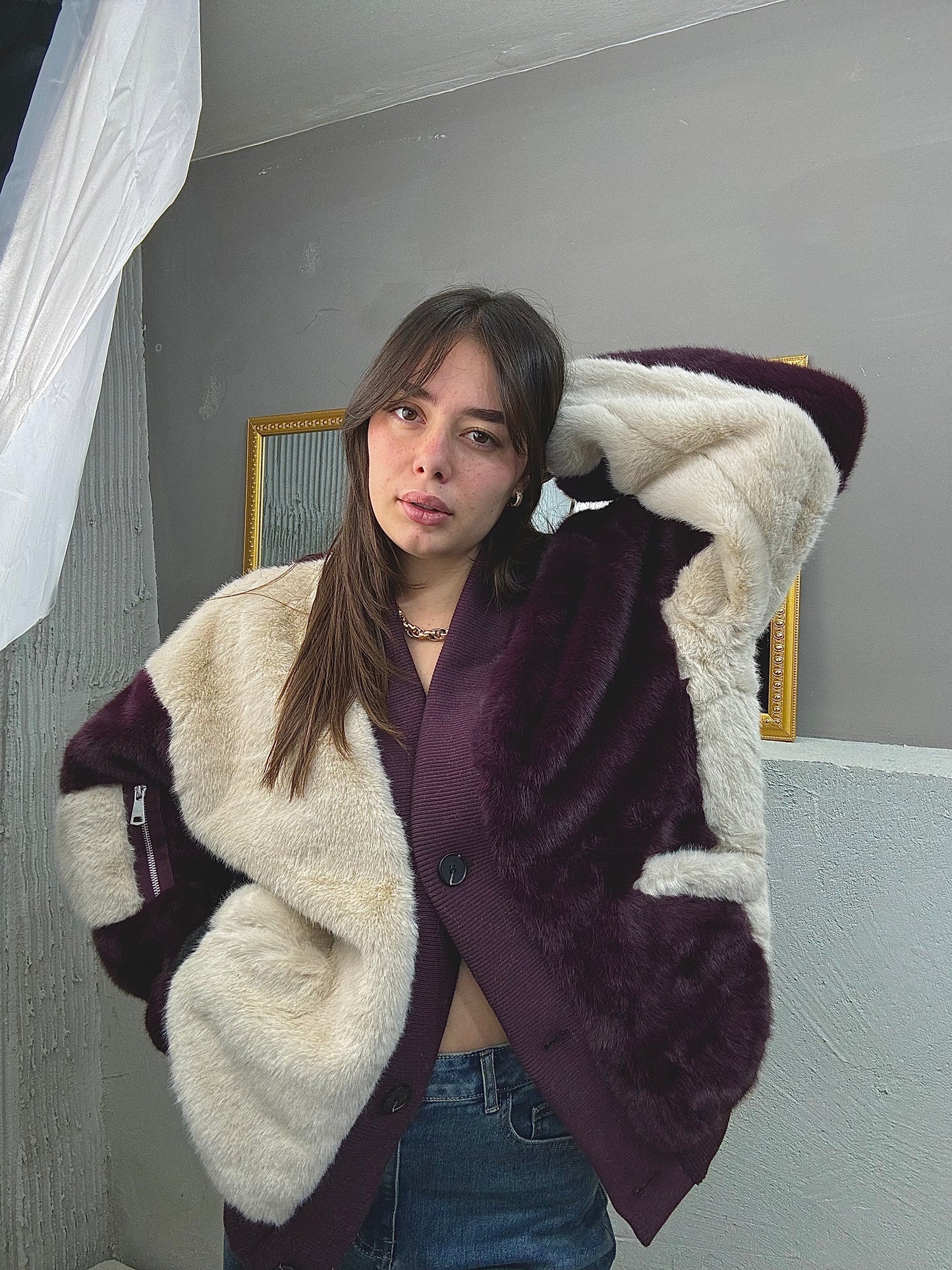NEW COLLECTION Ecofur Cardigan