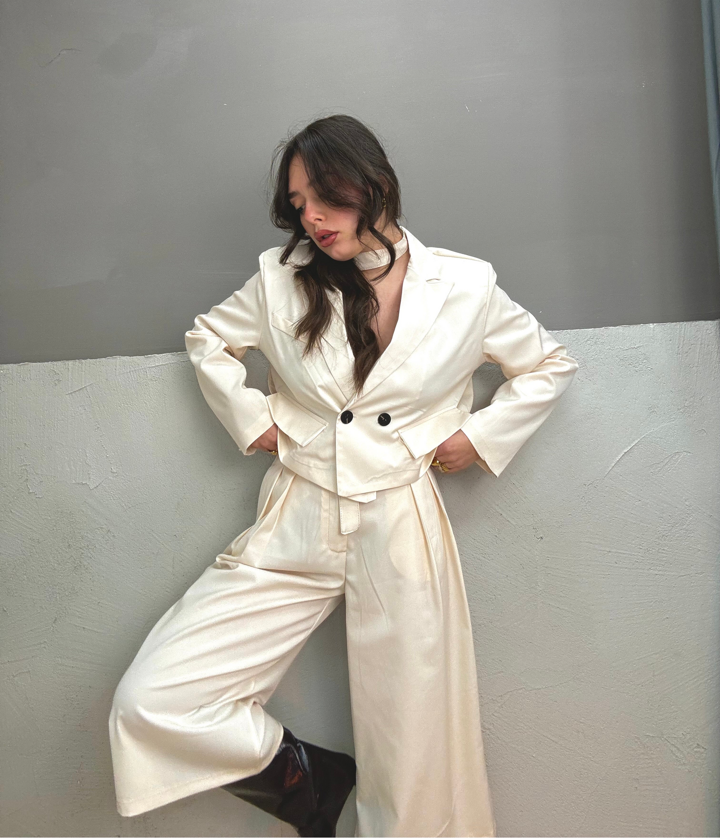 Tailleur long bermuda