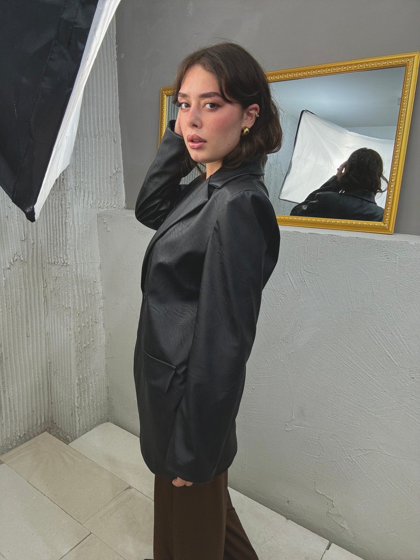 NEW COLLECTION Blazer Ecopelle