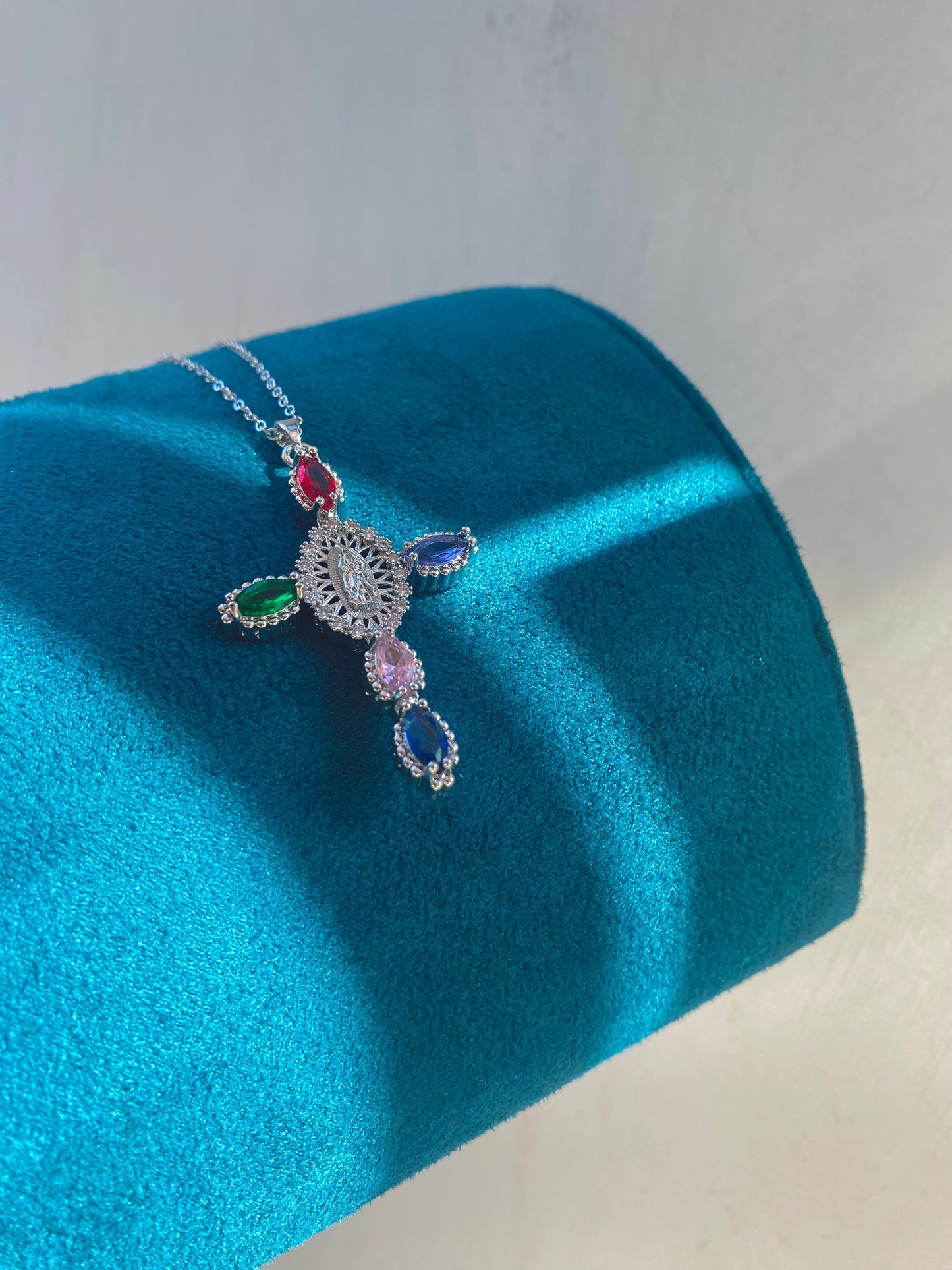 Collana Croce multicolor