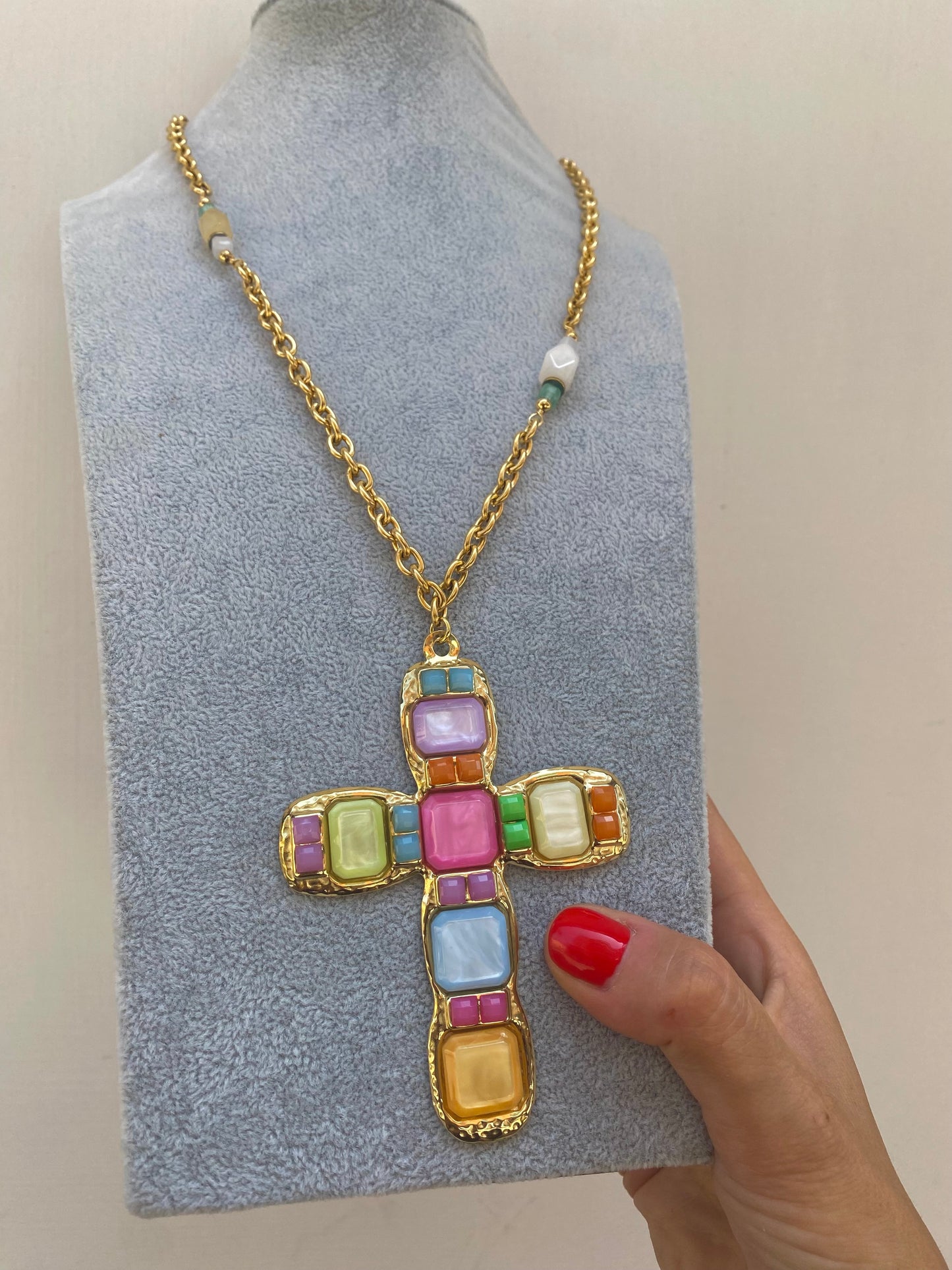 Collana Maxi Croce