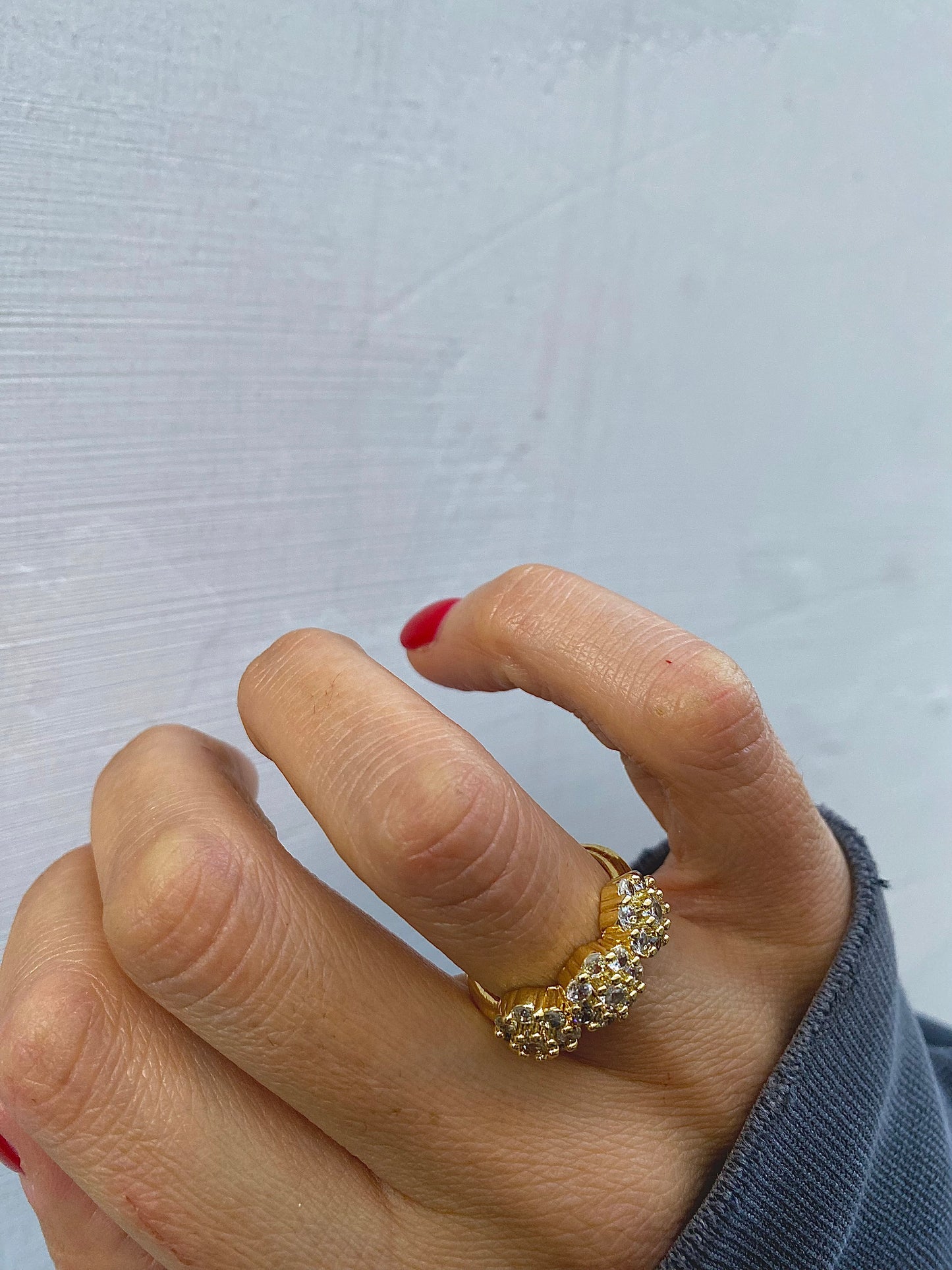 Anello Tris Fiori