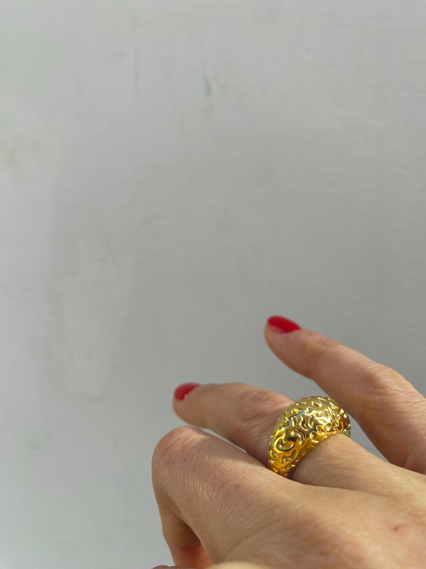 Anello Bomb Martellato