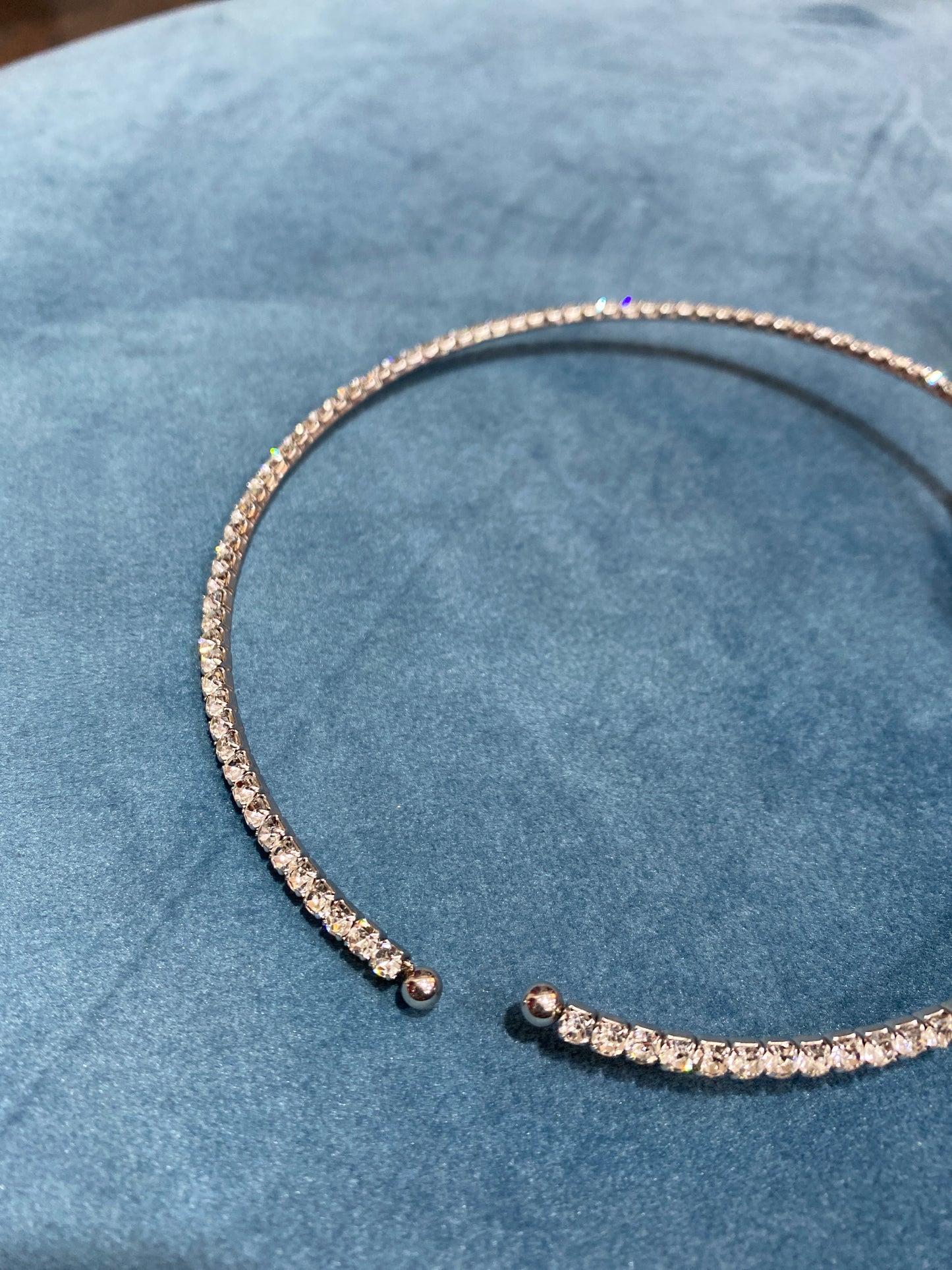 Collier tennis rigido