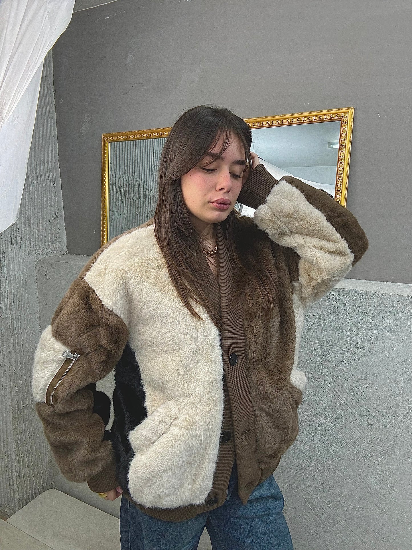 NEW COLLECTION Ecofur Cardigan