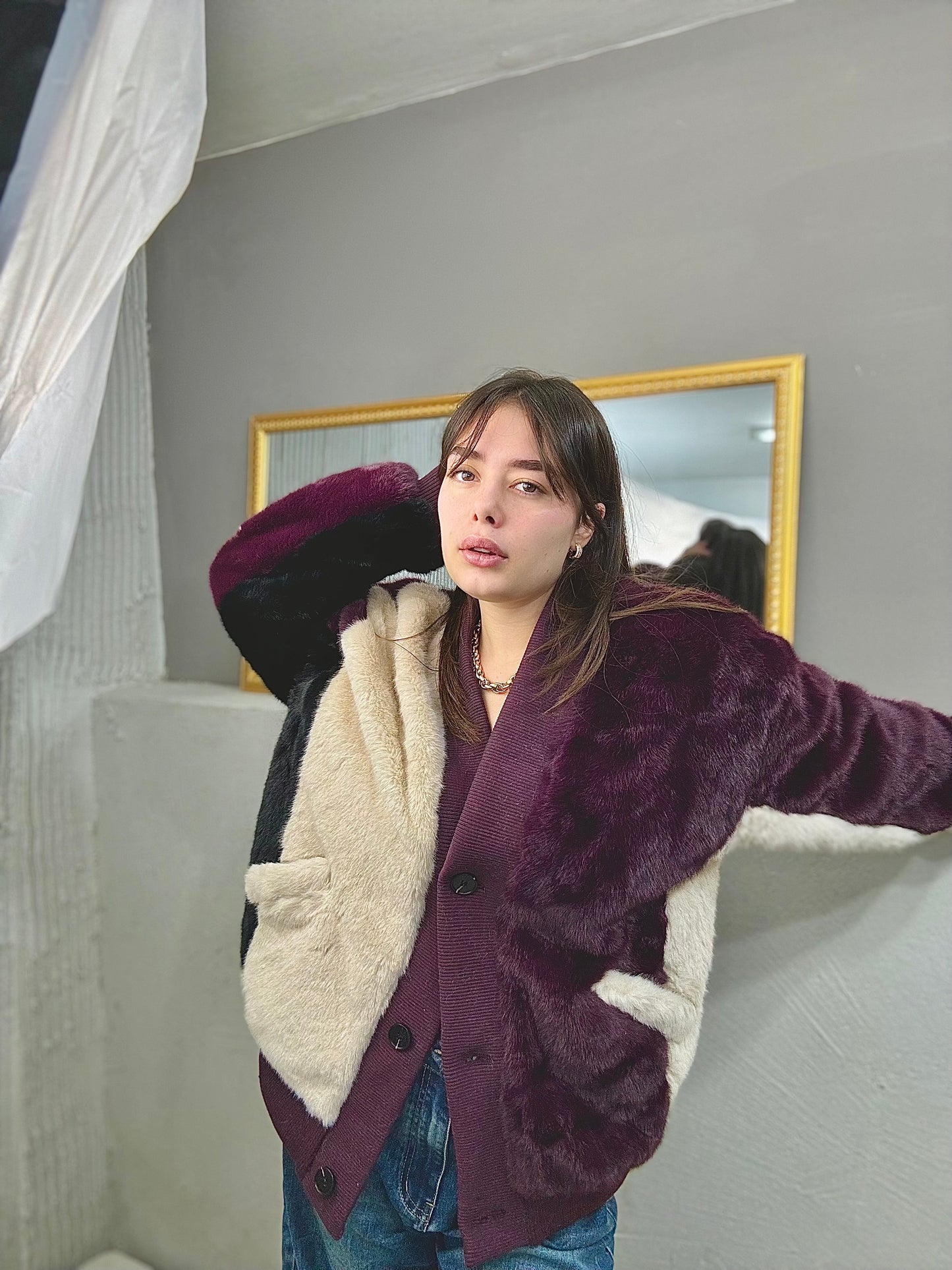NEW COLLECTION Ecofur Cardigan