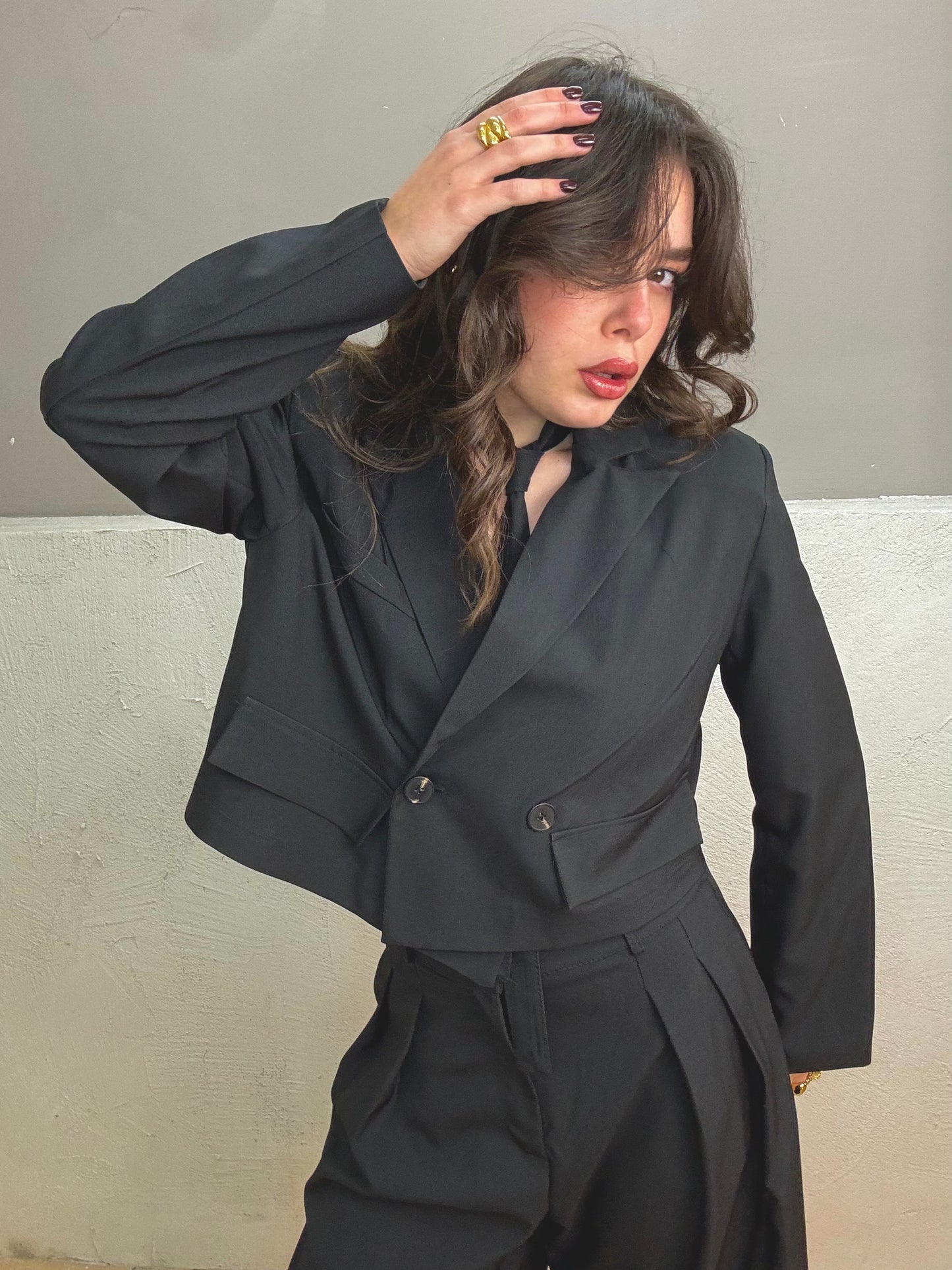Tailleur long bermuda