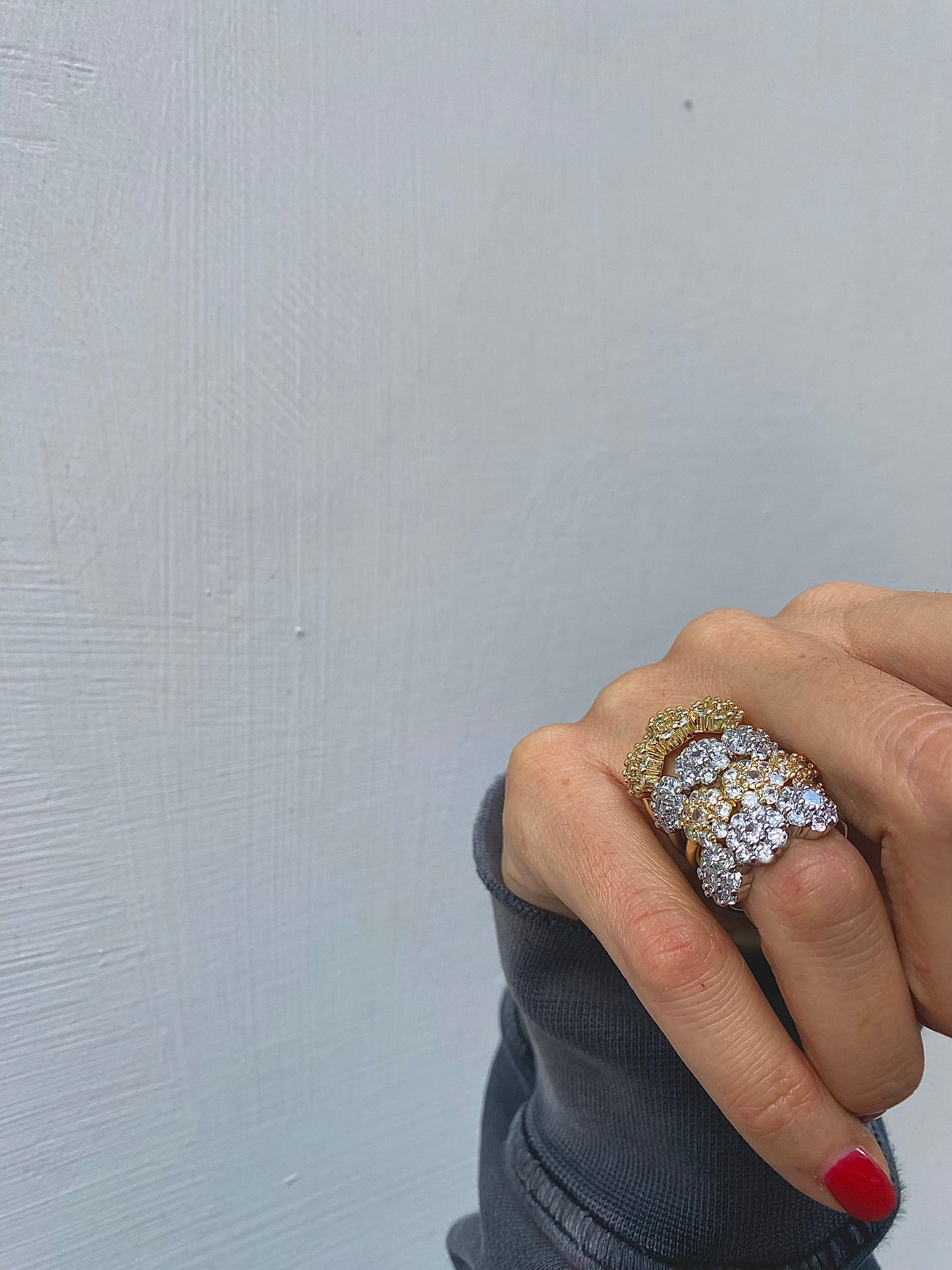 Anello Tris Fiori