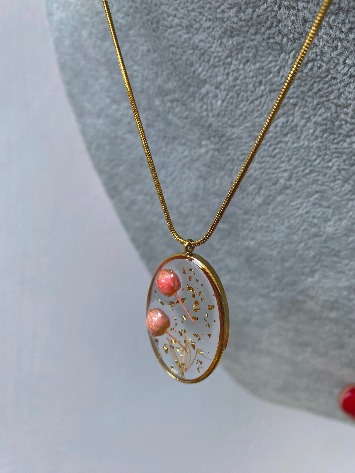 Collana Resina Oval