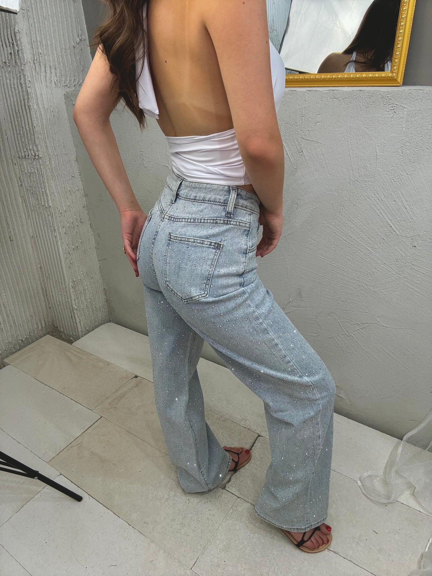 Jeans swarovski
