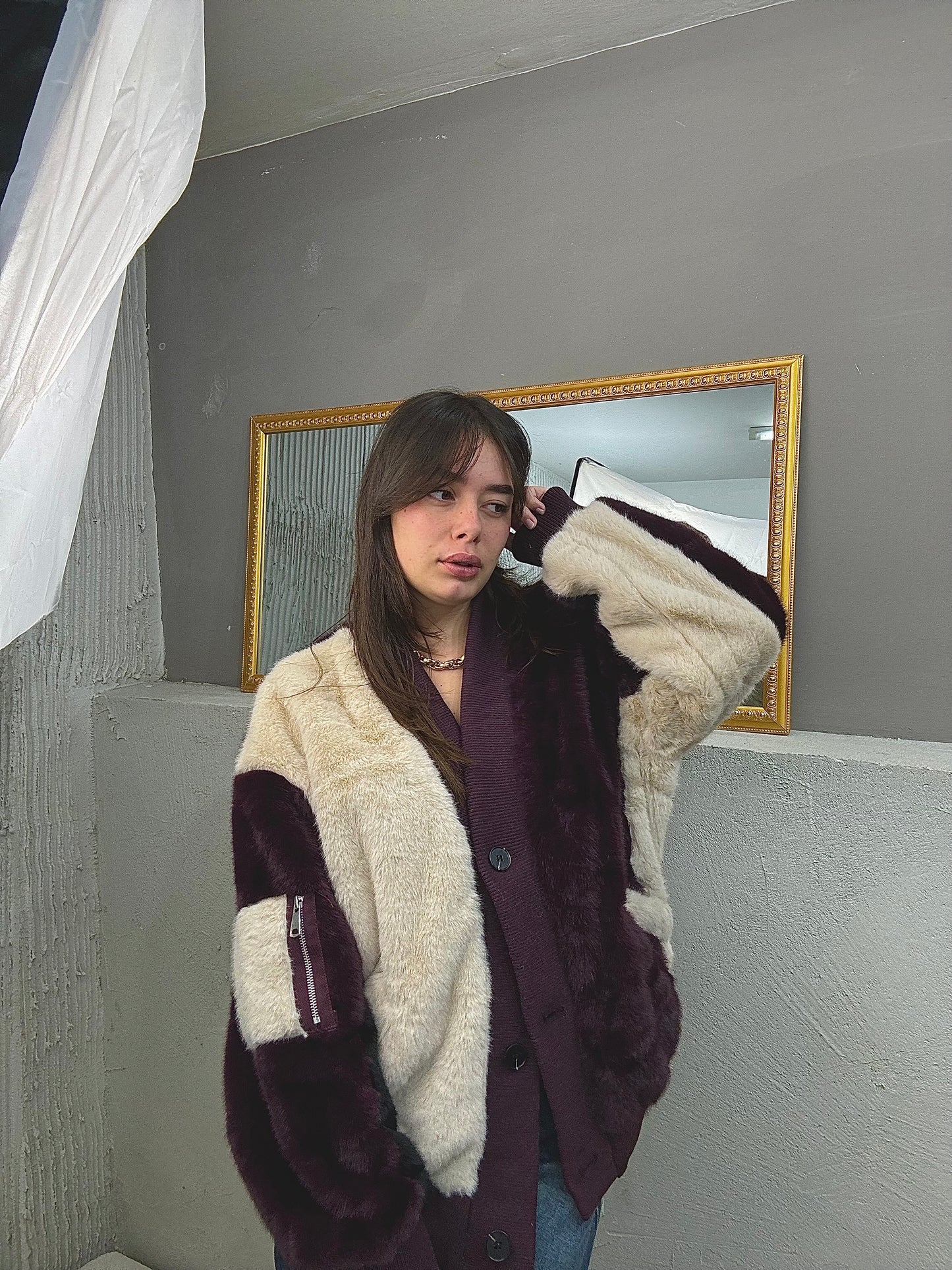 NEW COLLECTION Ecofur Cardigan