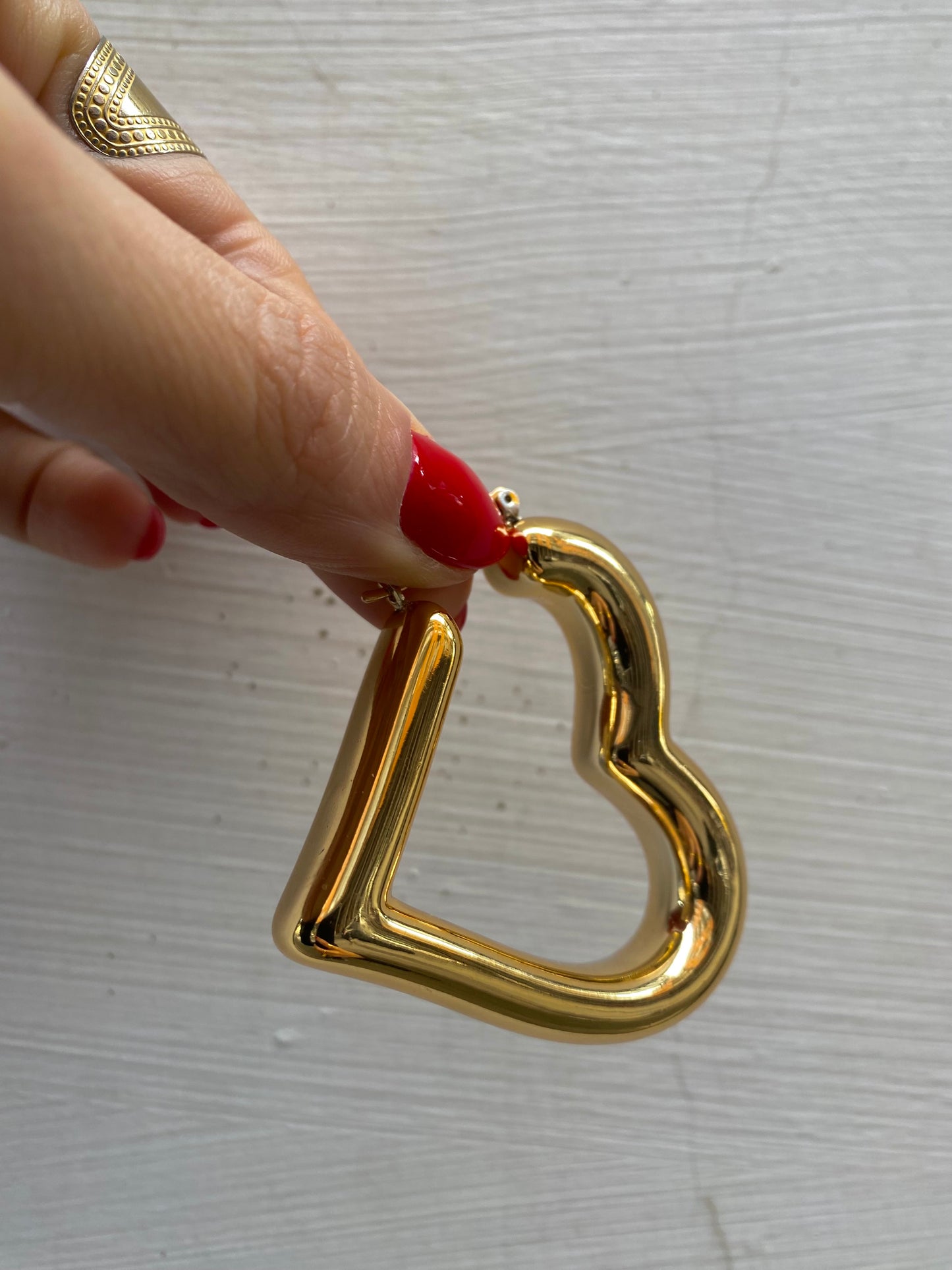 Orecchino Big Heart