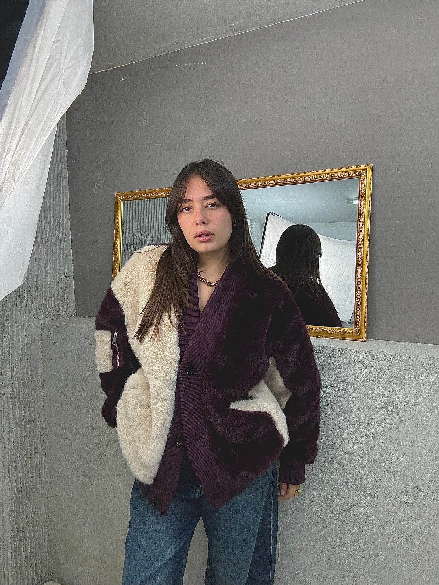 NEW COLLECTION Ecofur Cardigan