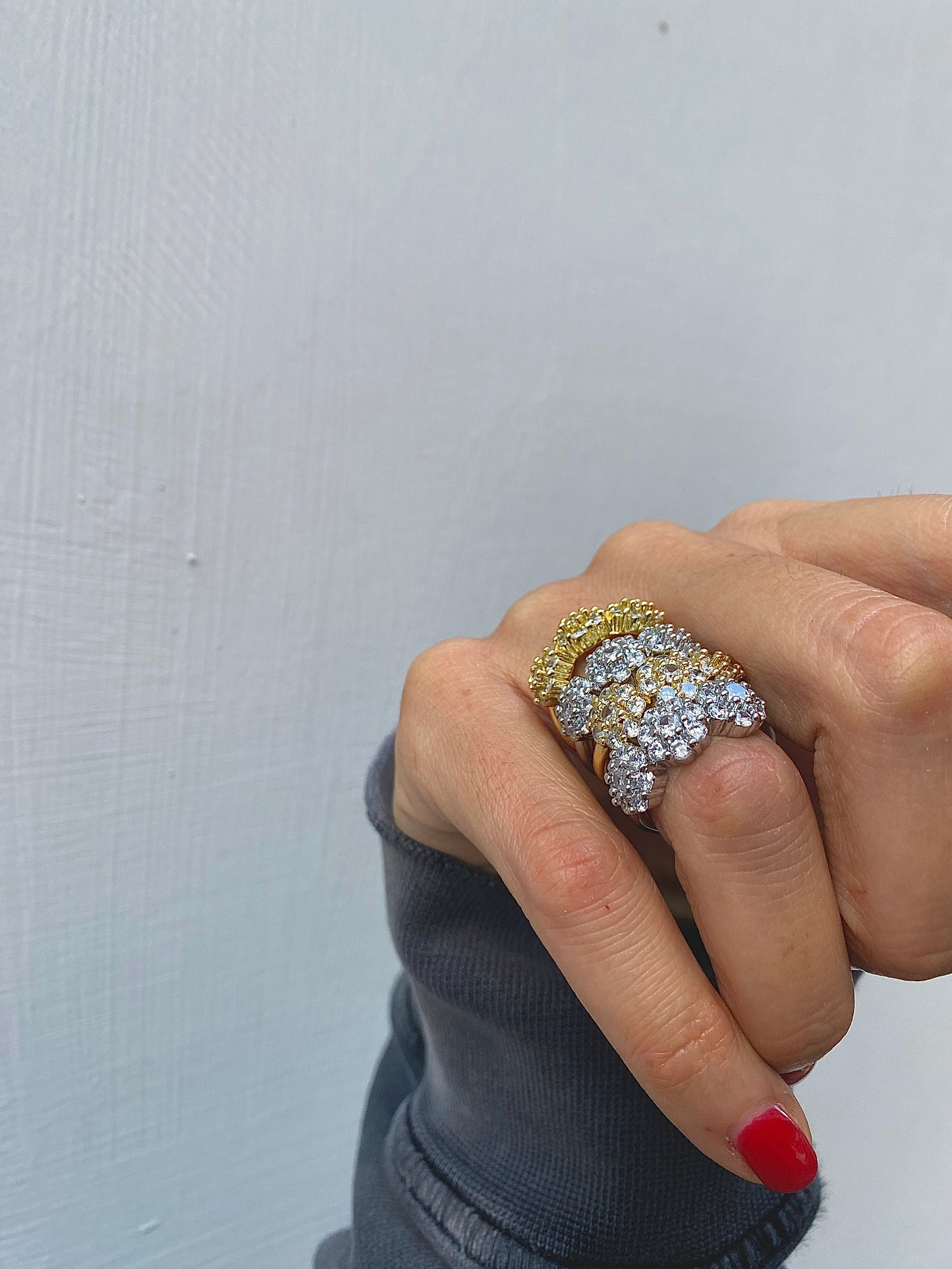 Anello Tris Fiori