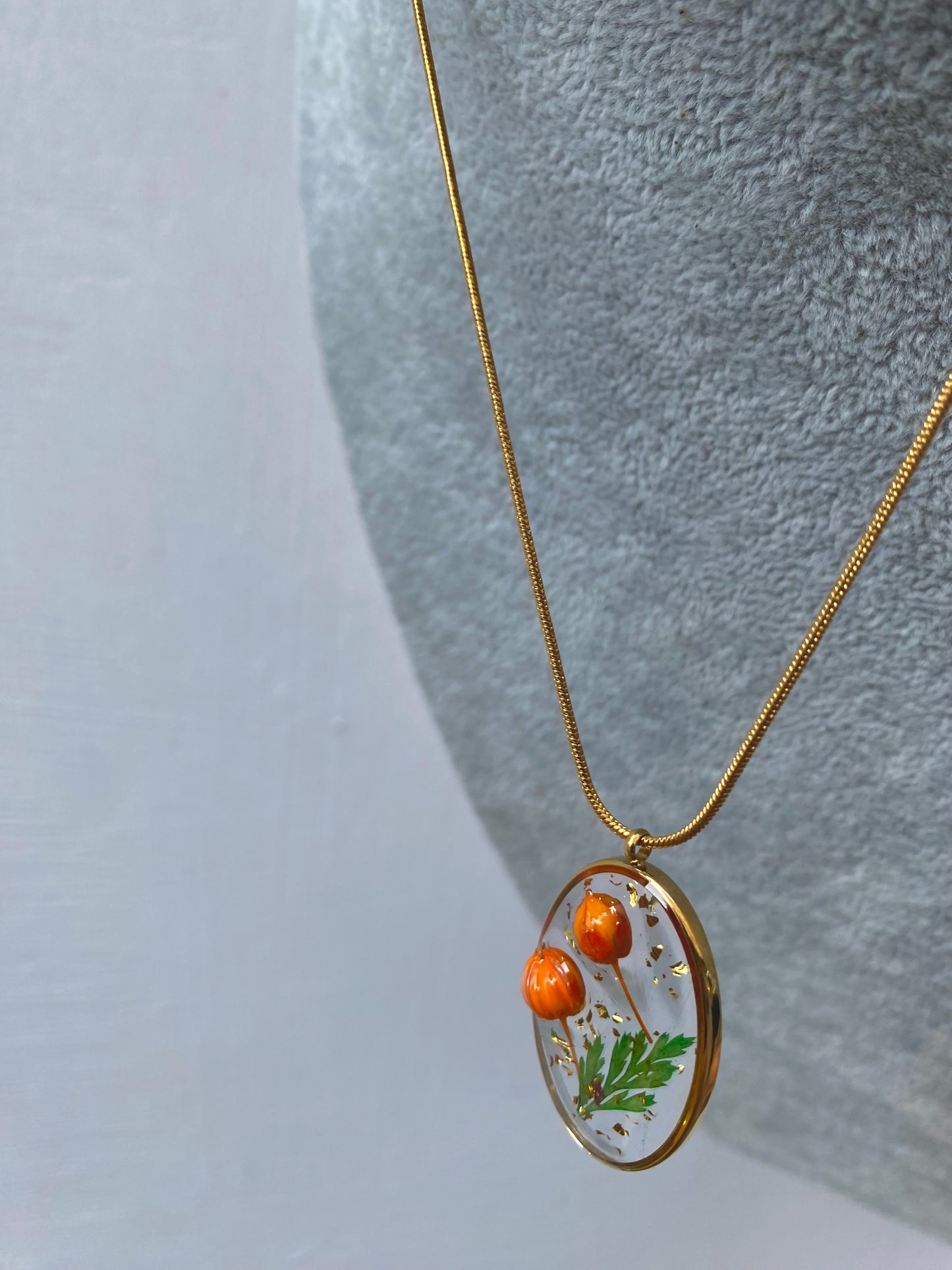 Collana Resina Oval