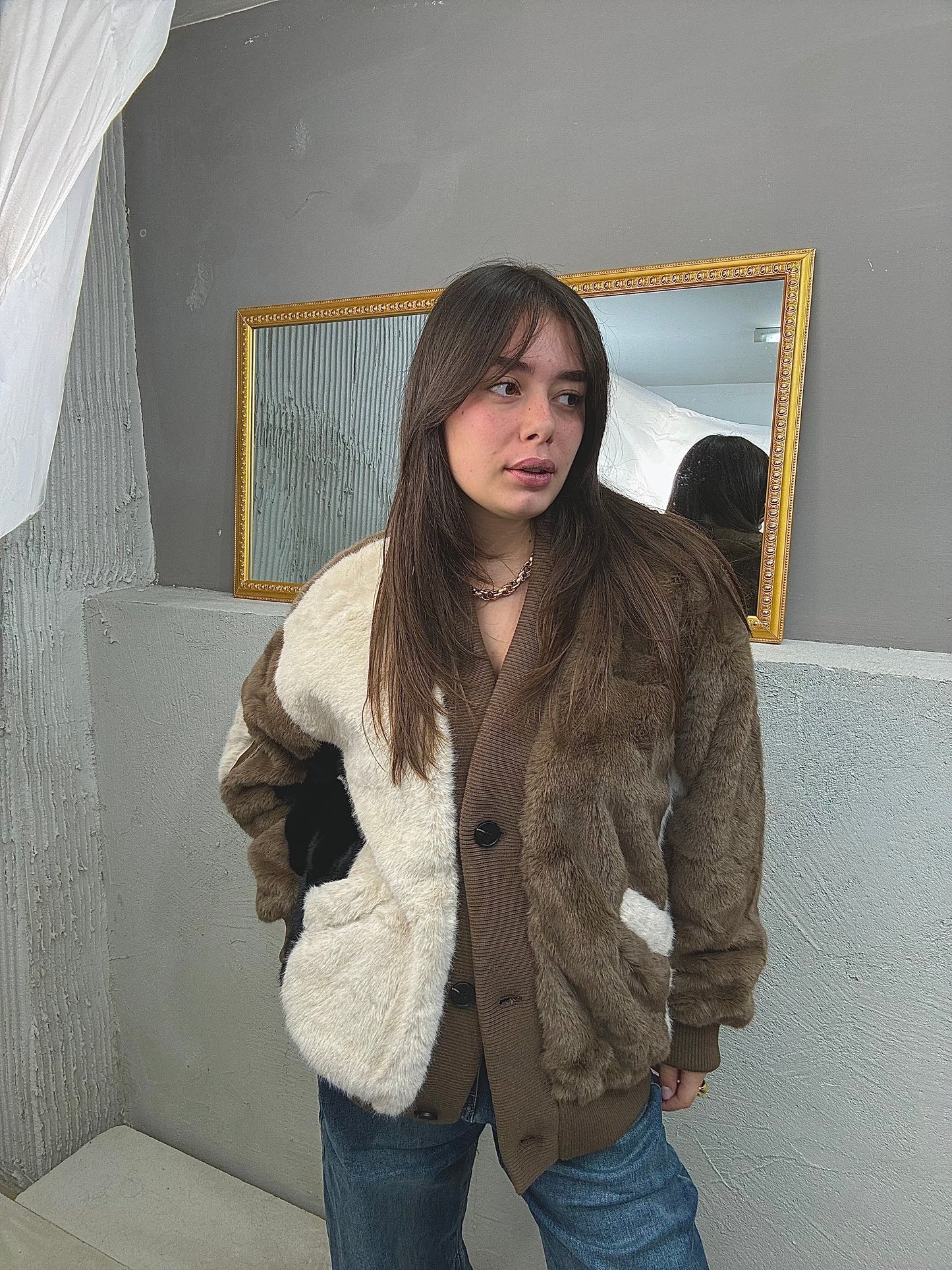NEW COLLECTION Ecofur Cardigan