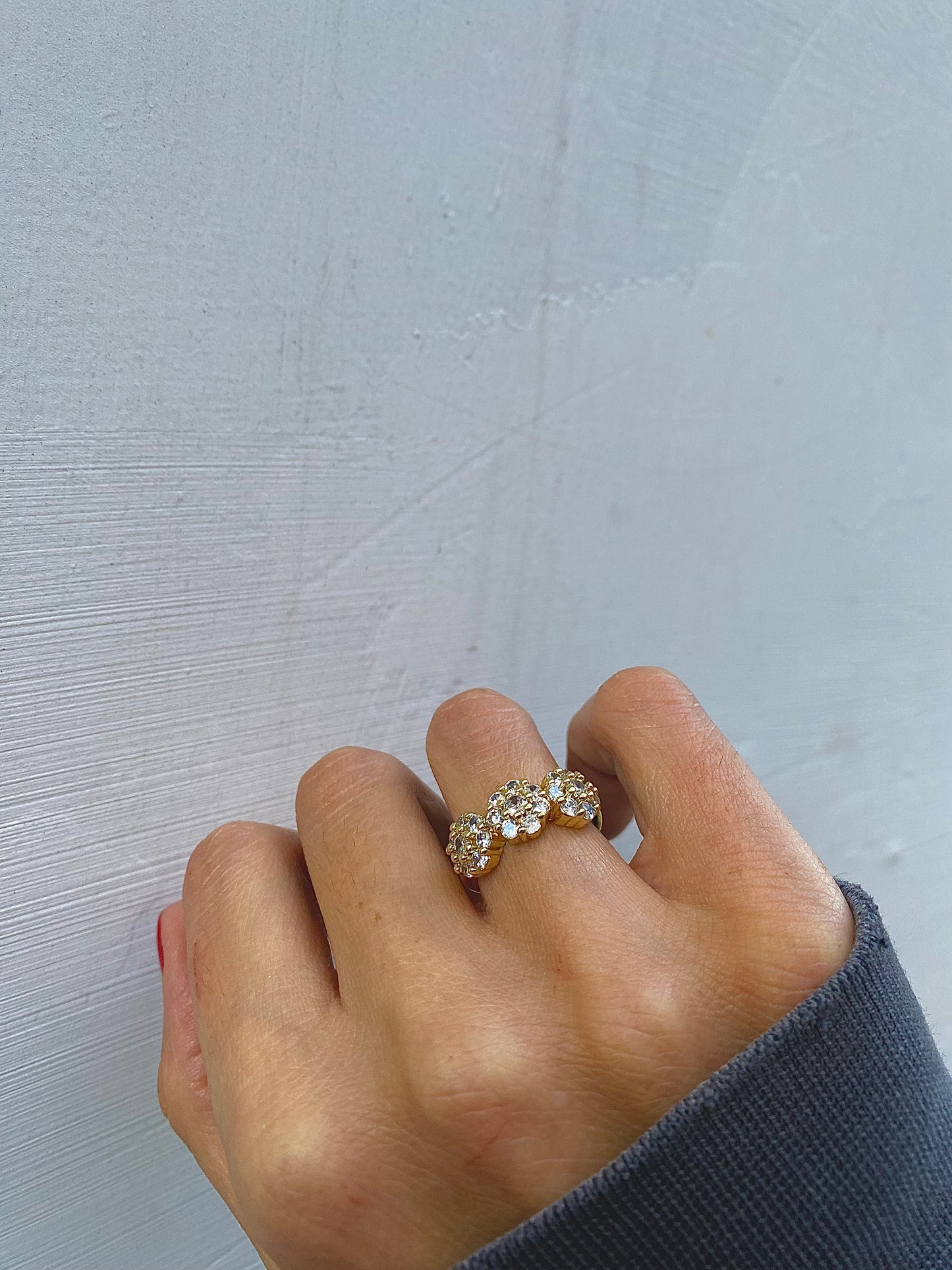 Anello Tris Fiori