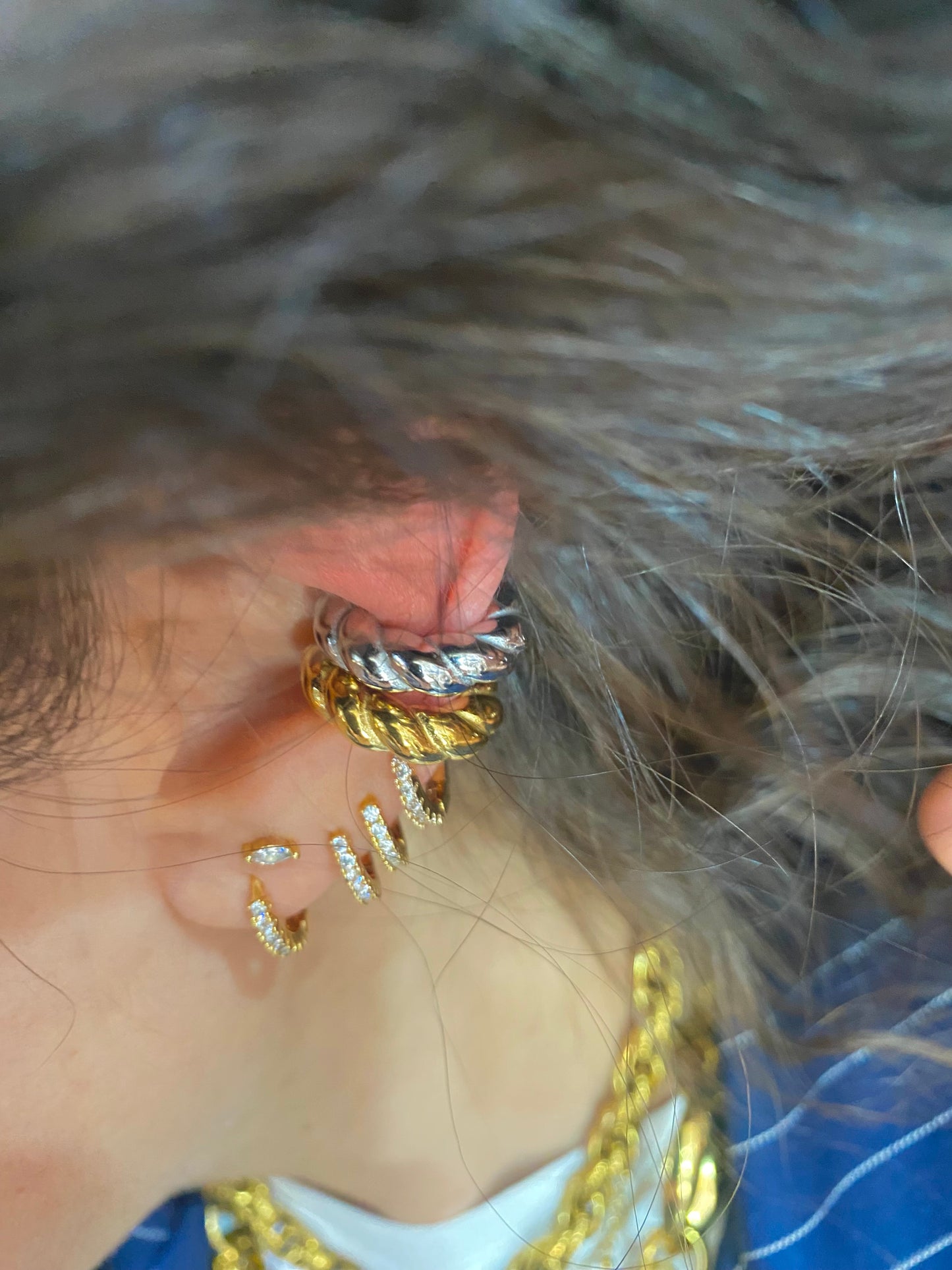 Earcuff torchon mini