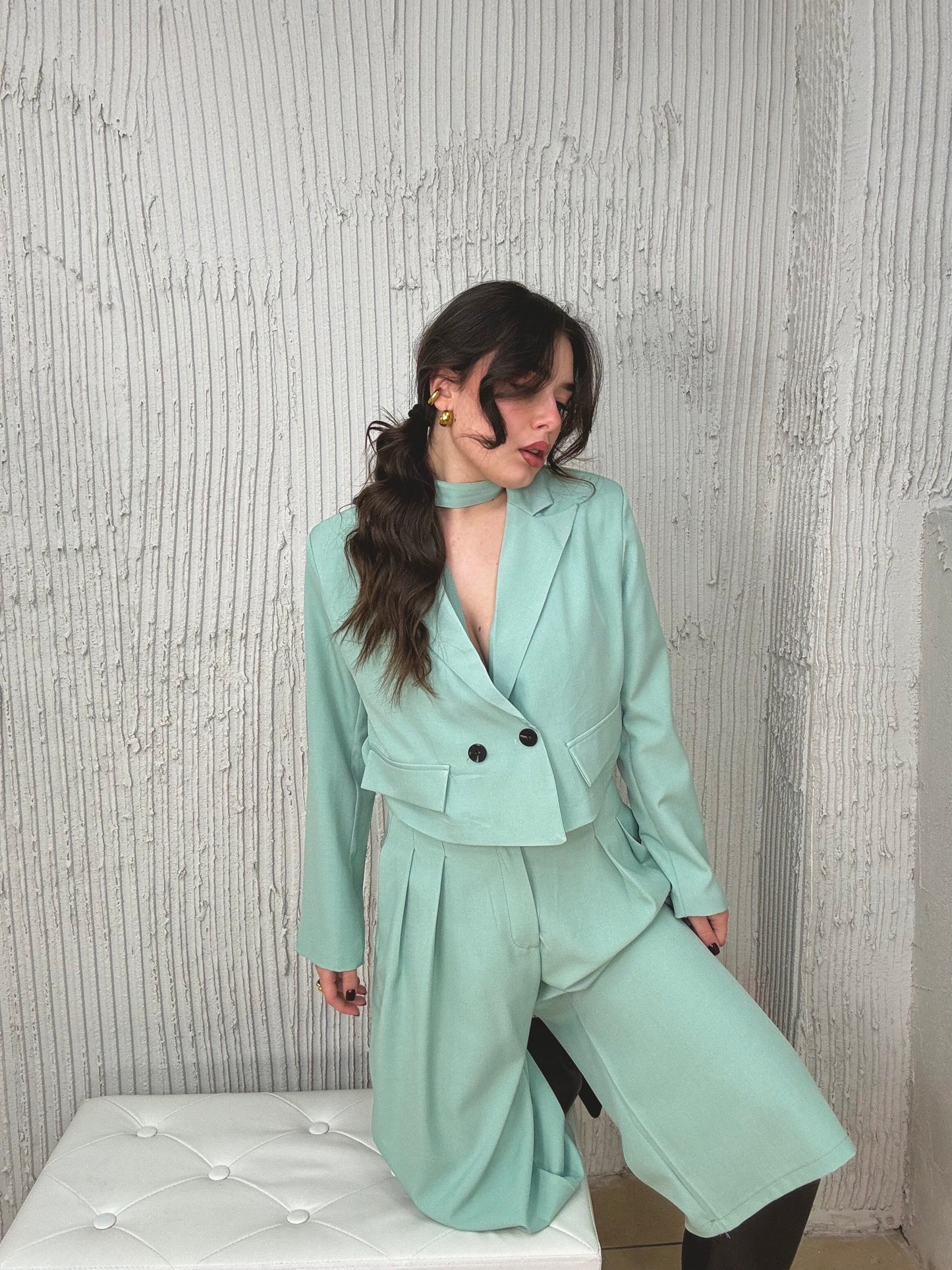 Tailleur long bermuda