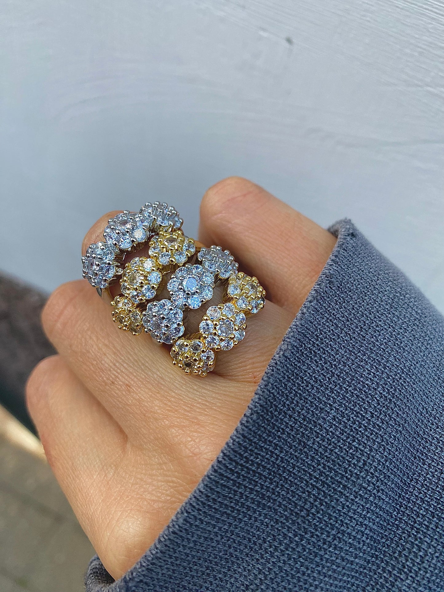 Anello Tris Fiori