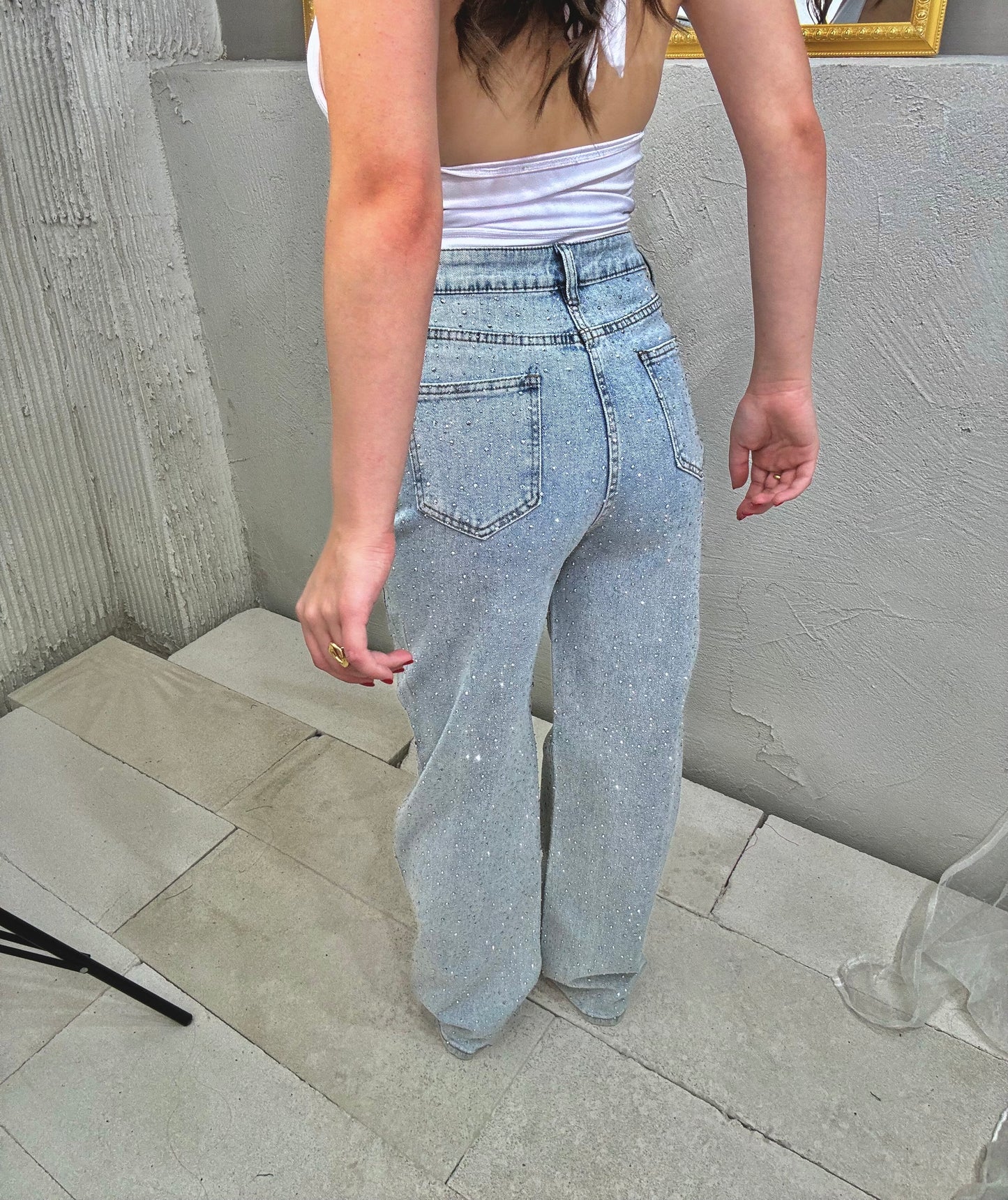 Jeans swarovski