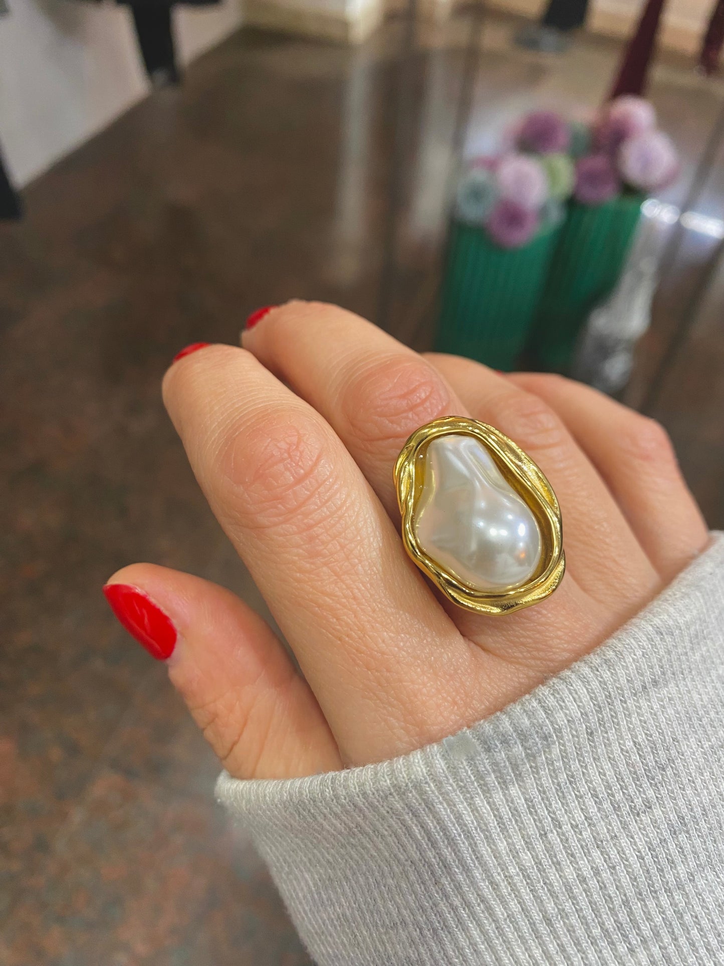 Anello perla di fiume