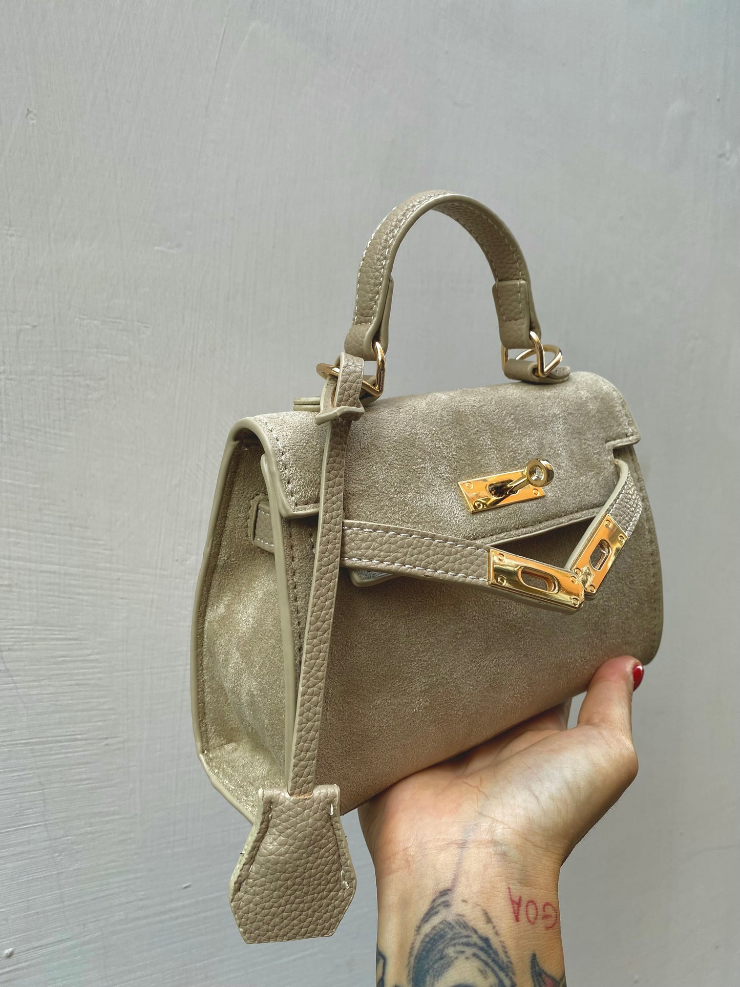 Kelly mini size Camoscio