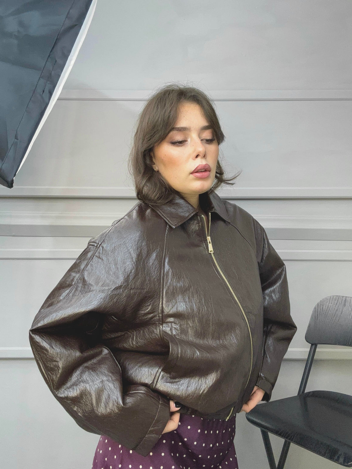 Bomber in Ecopelle