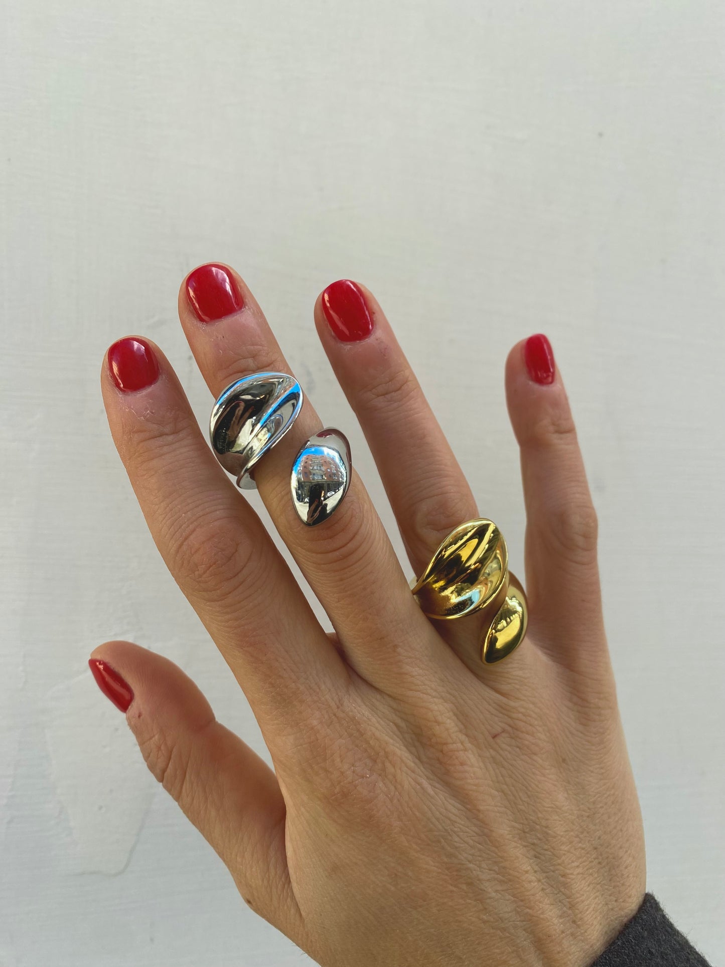 Anello Foglia girodito
