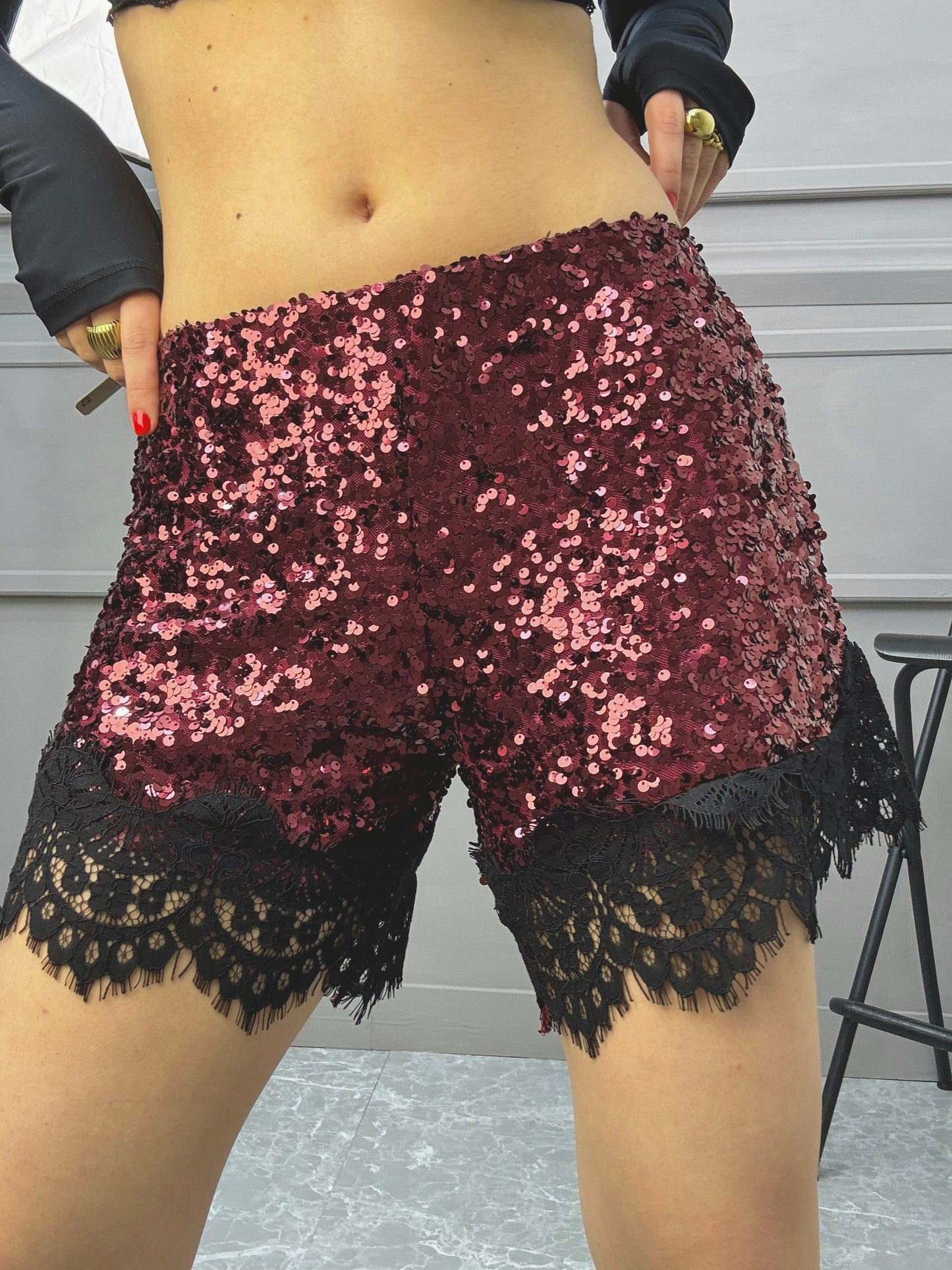Shorts Paillettes