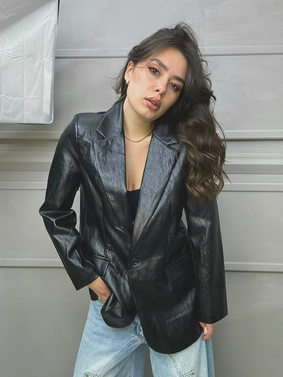 Blazer in Ecopelle