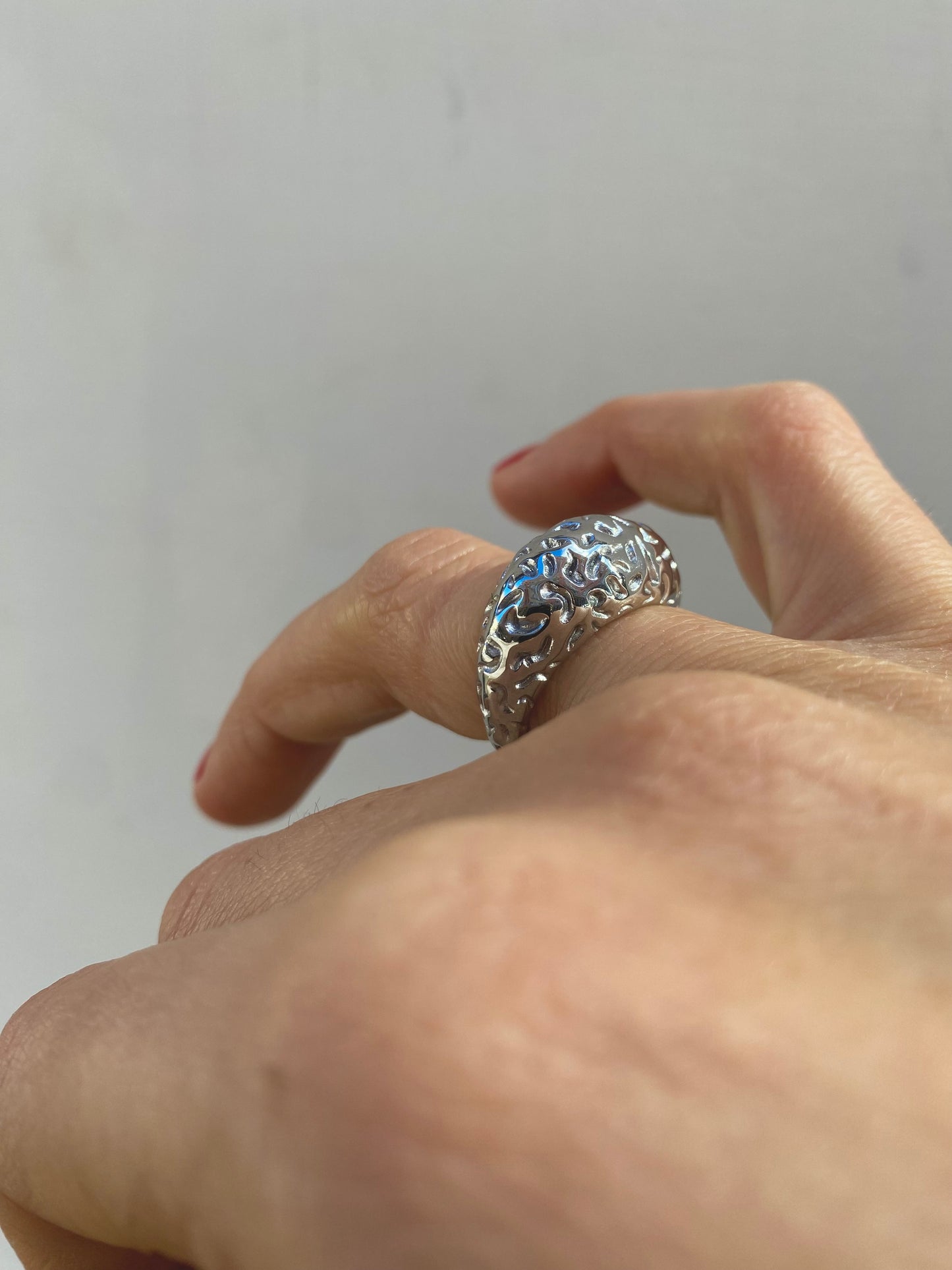 Anello Bomb Martellato