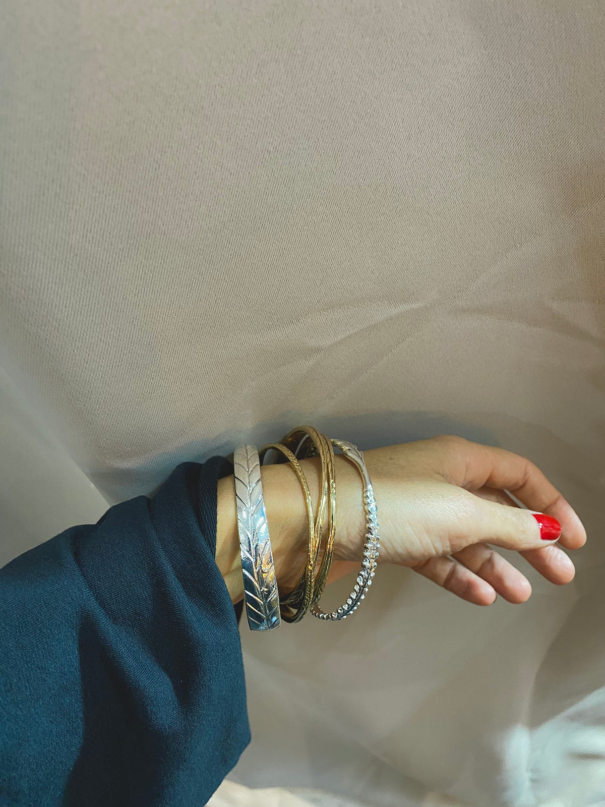 Set Bangles Foglie