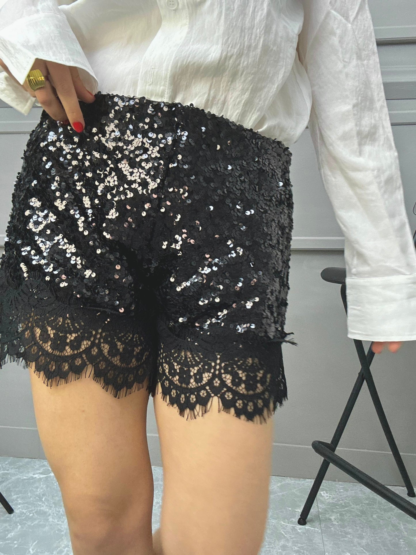 Shorts Paillettes