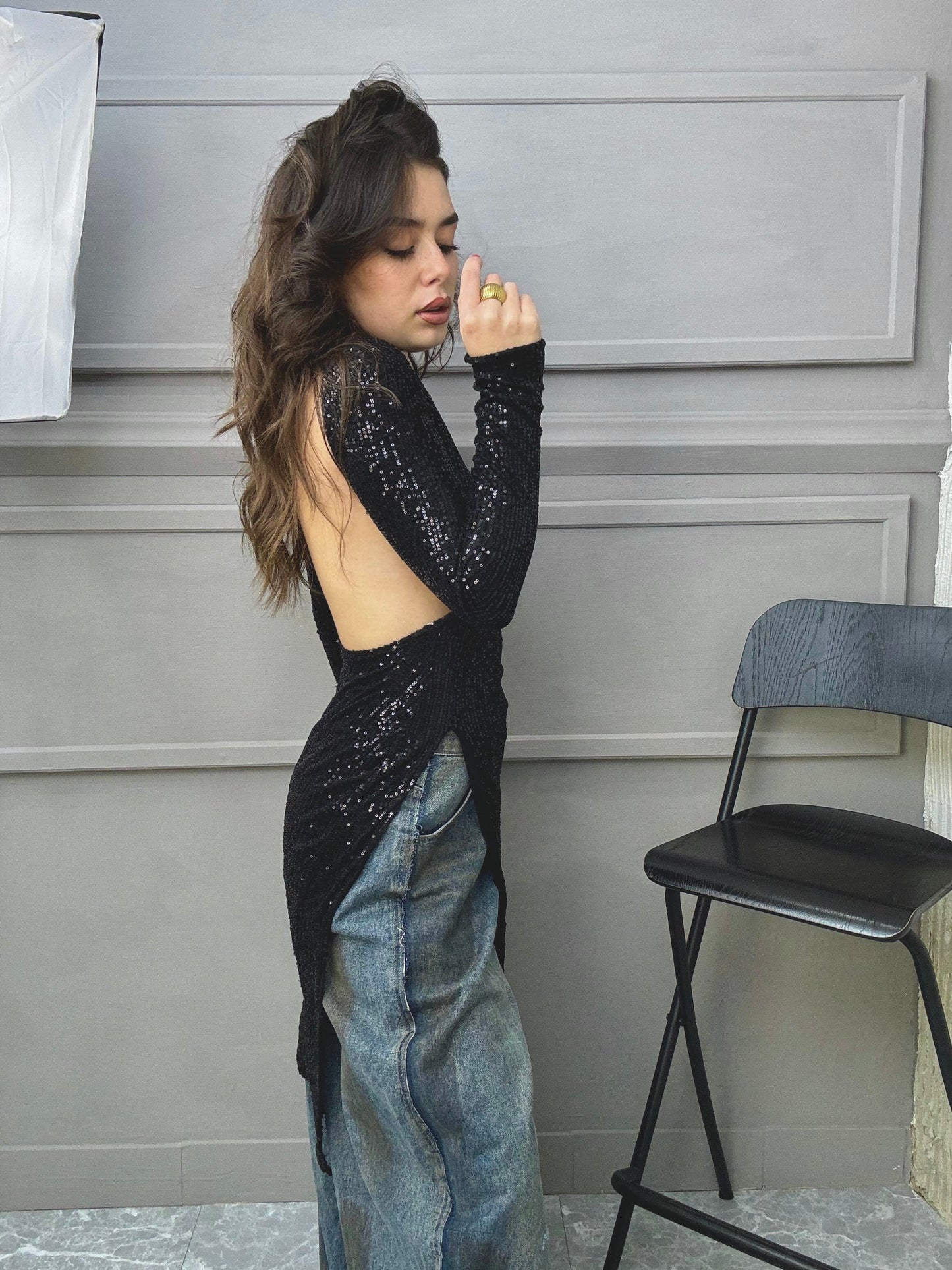maglia Andromeda paillettes