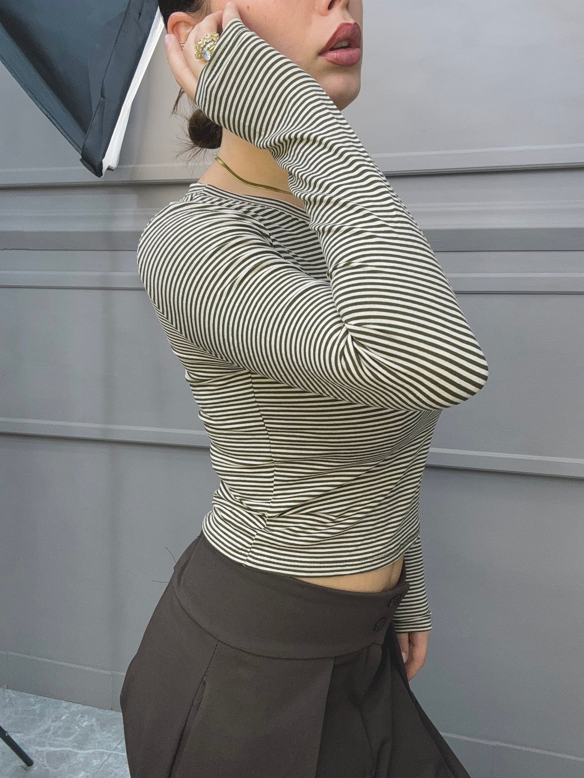 Maglia Fit Righe