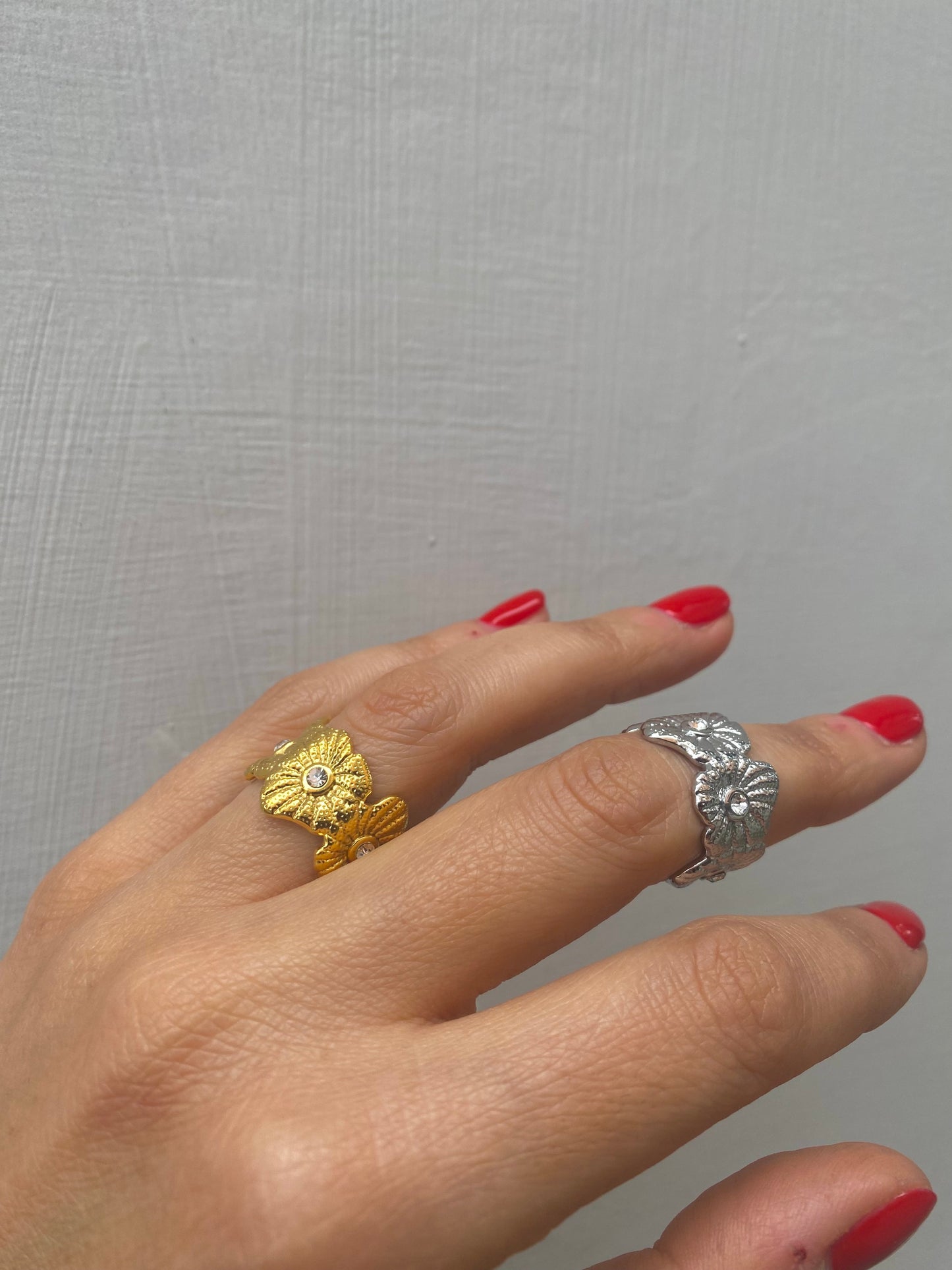 Anello Fiori Vintage