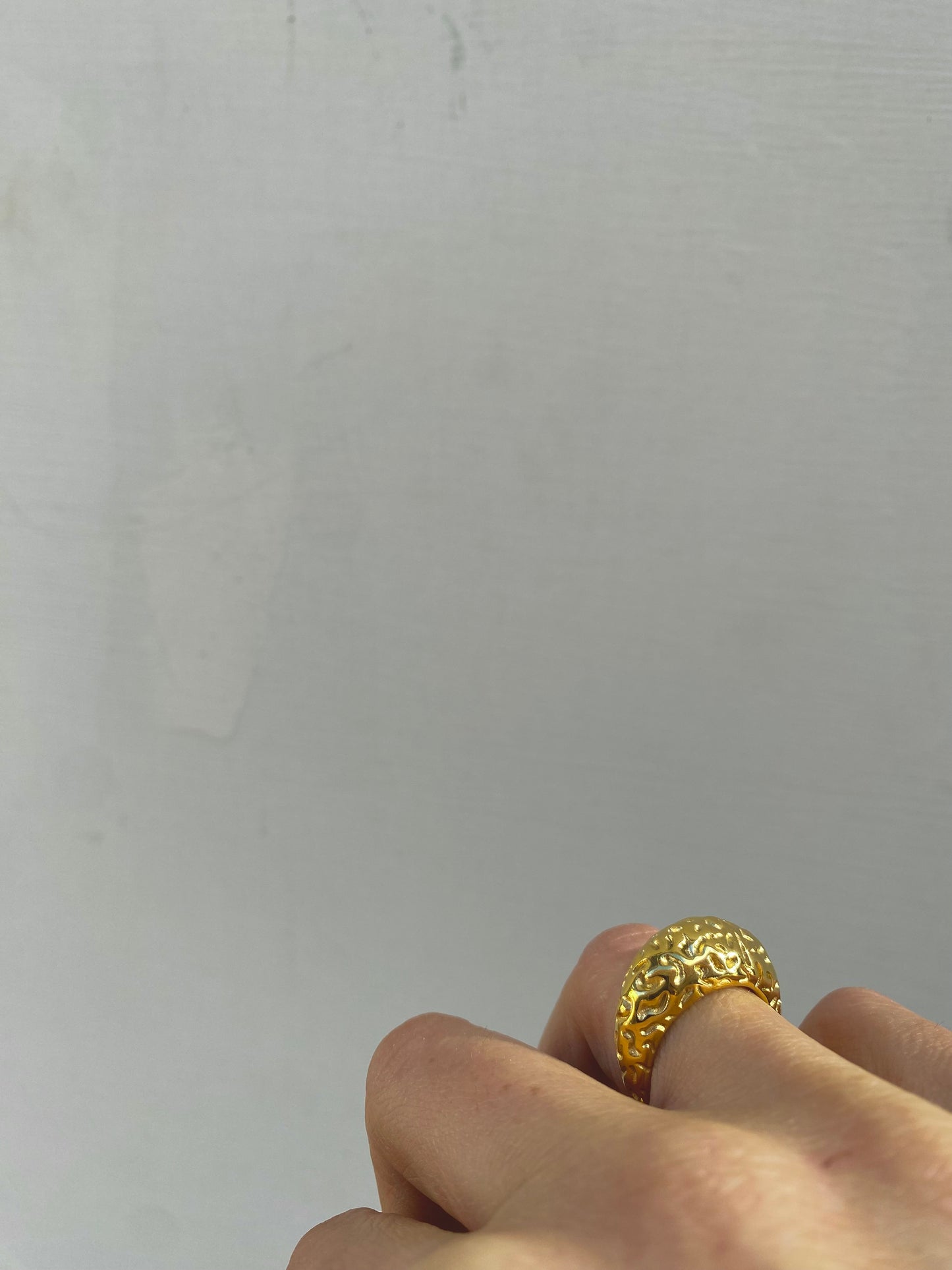 Anello Bomb Martellato