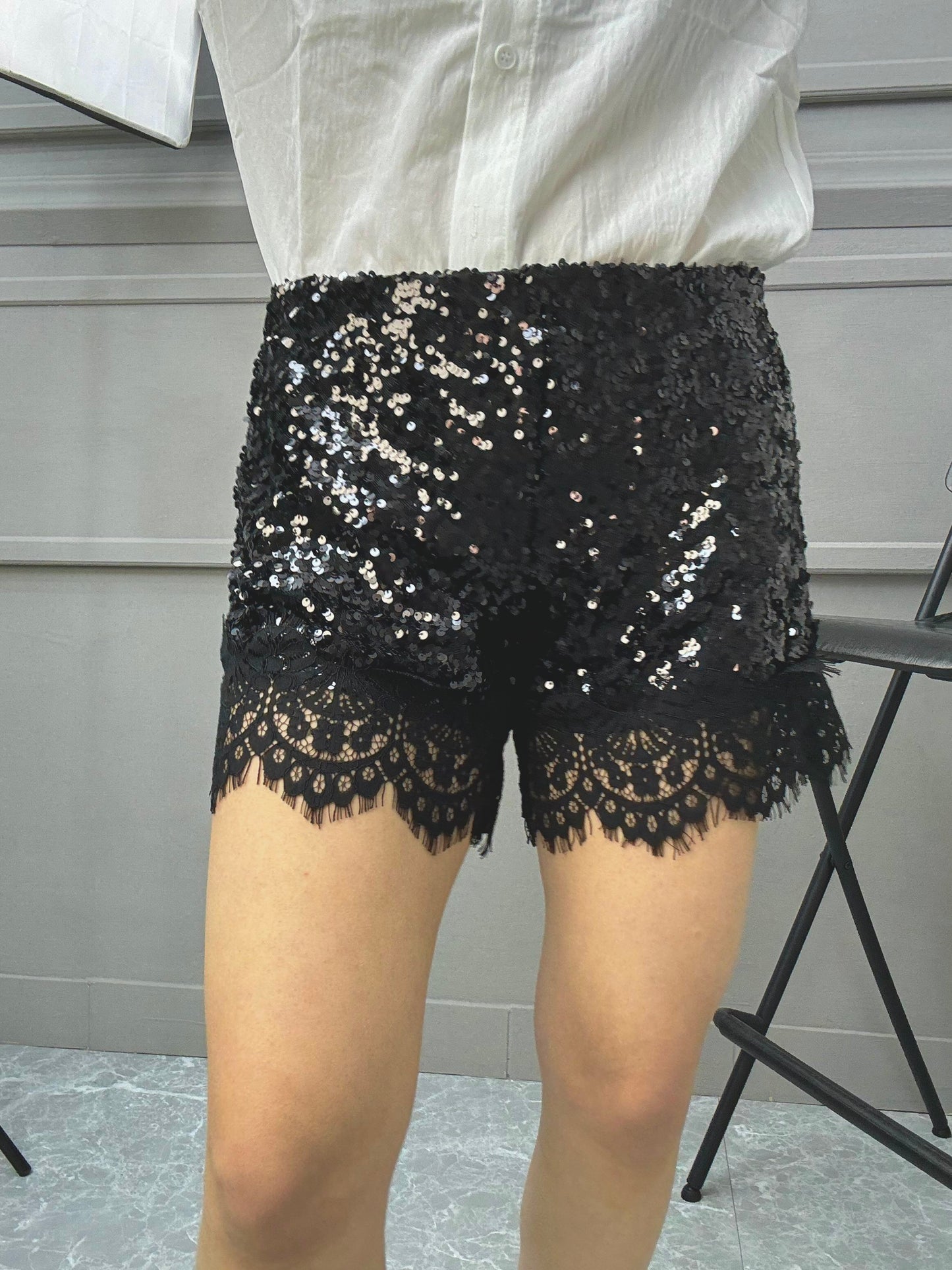 Shorts Paillettes