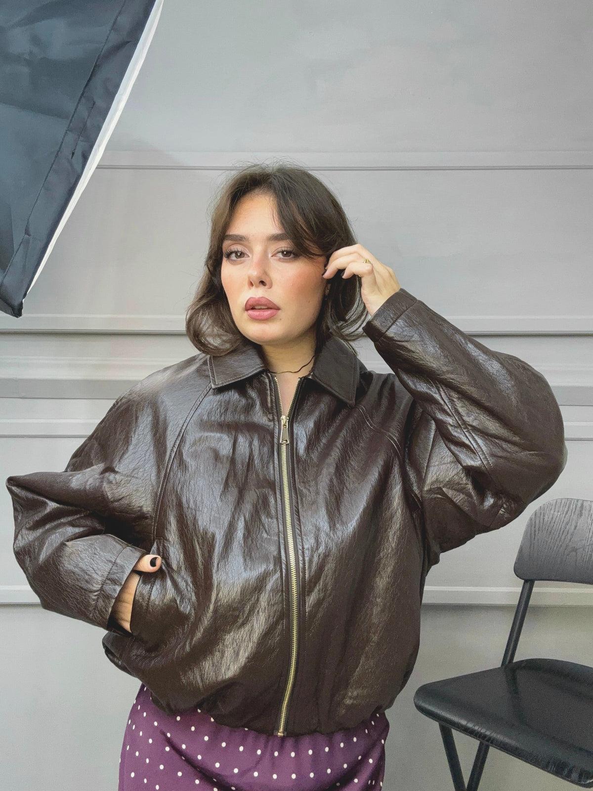 Bomber in Ecopelle