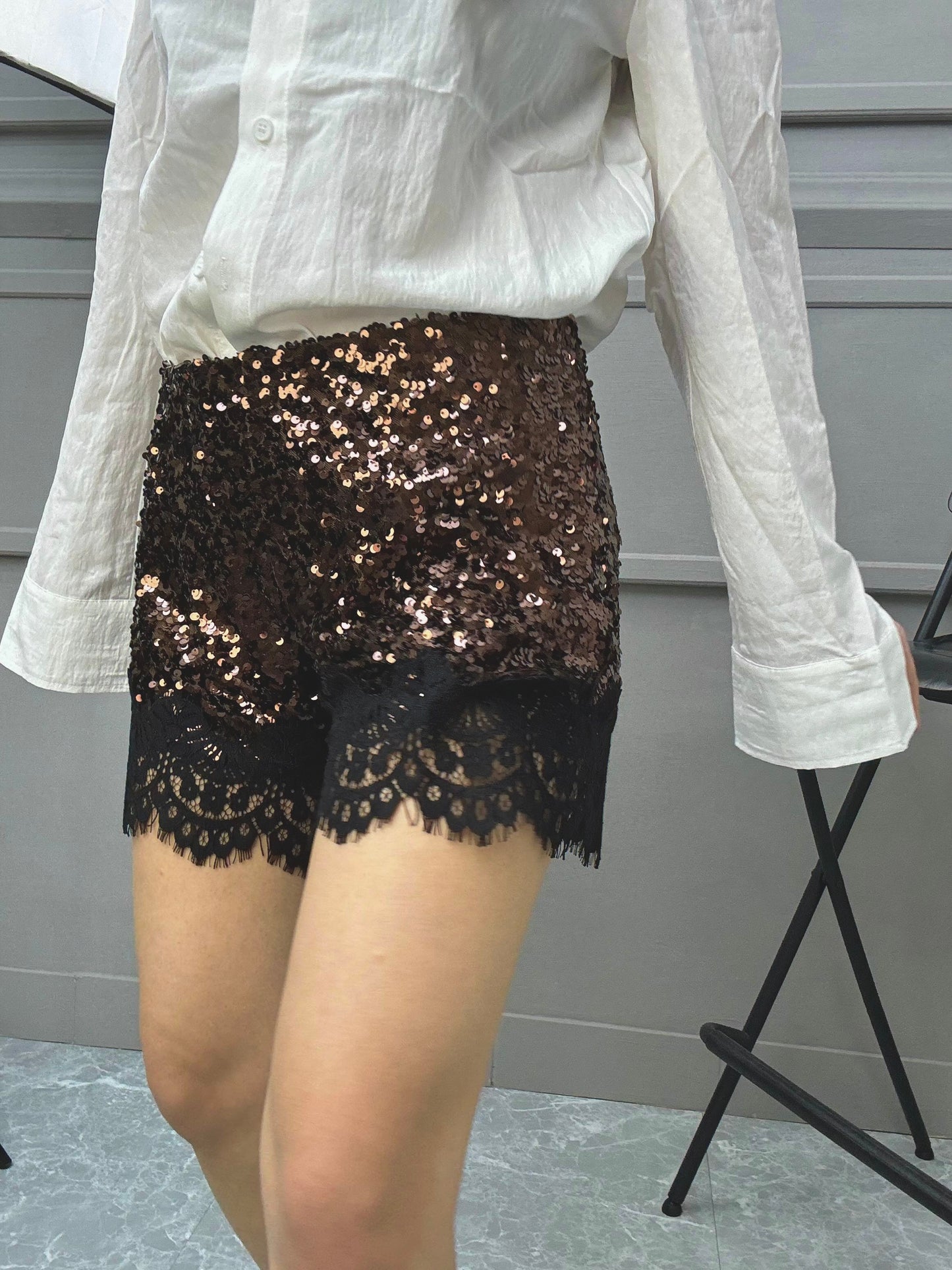 Shorts Paillettes