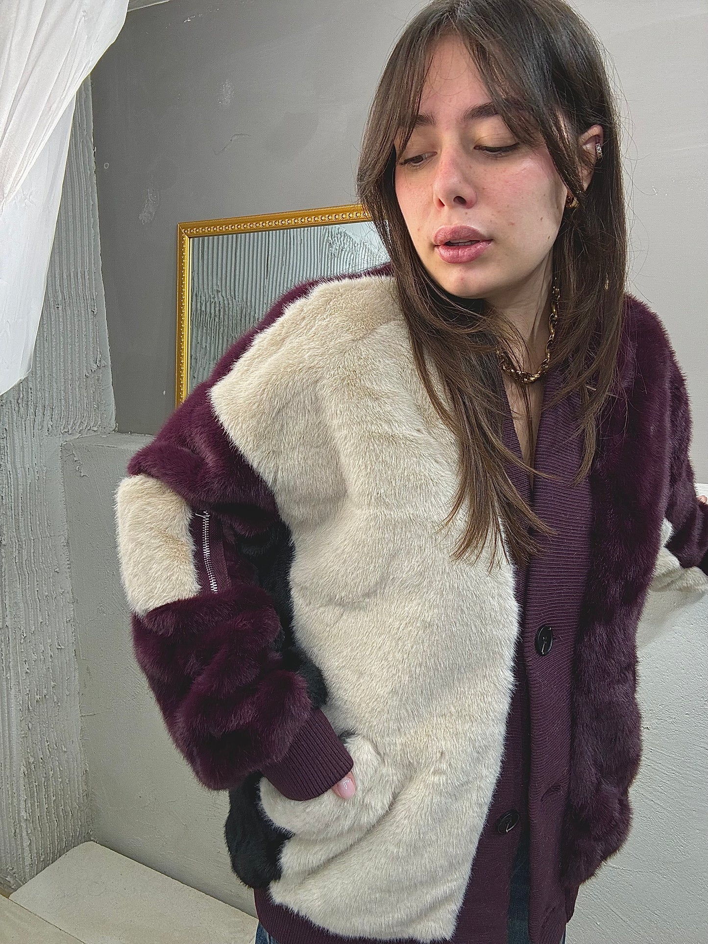 NEW COLLECTION Ecofur Cardigan