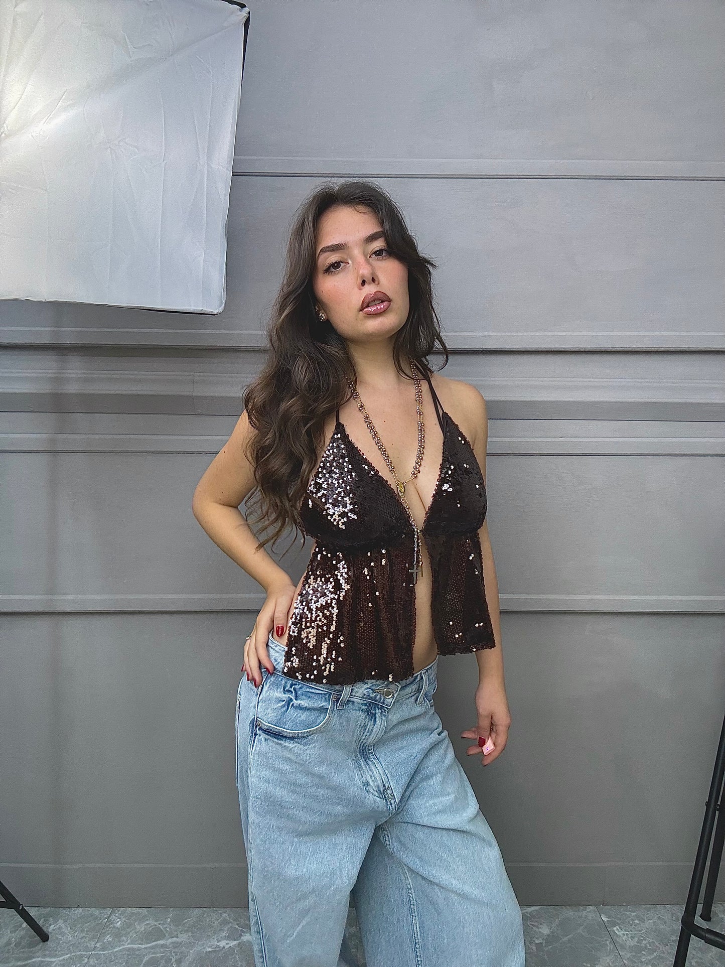 Top Paillettes