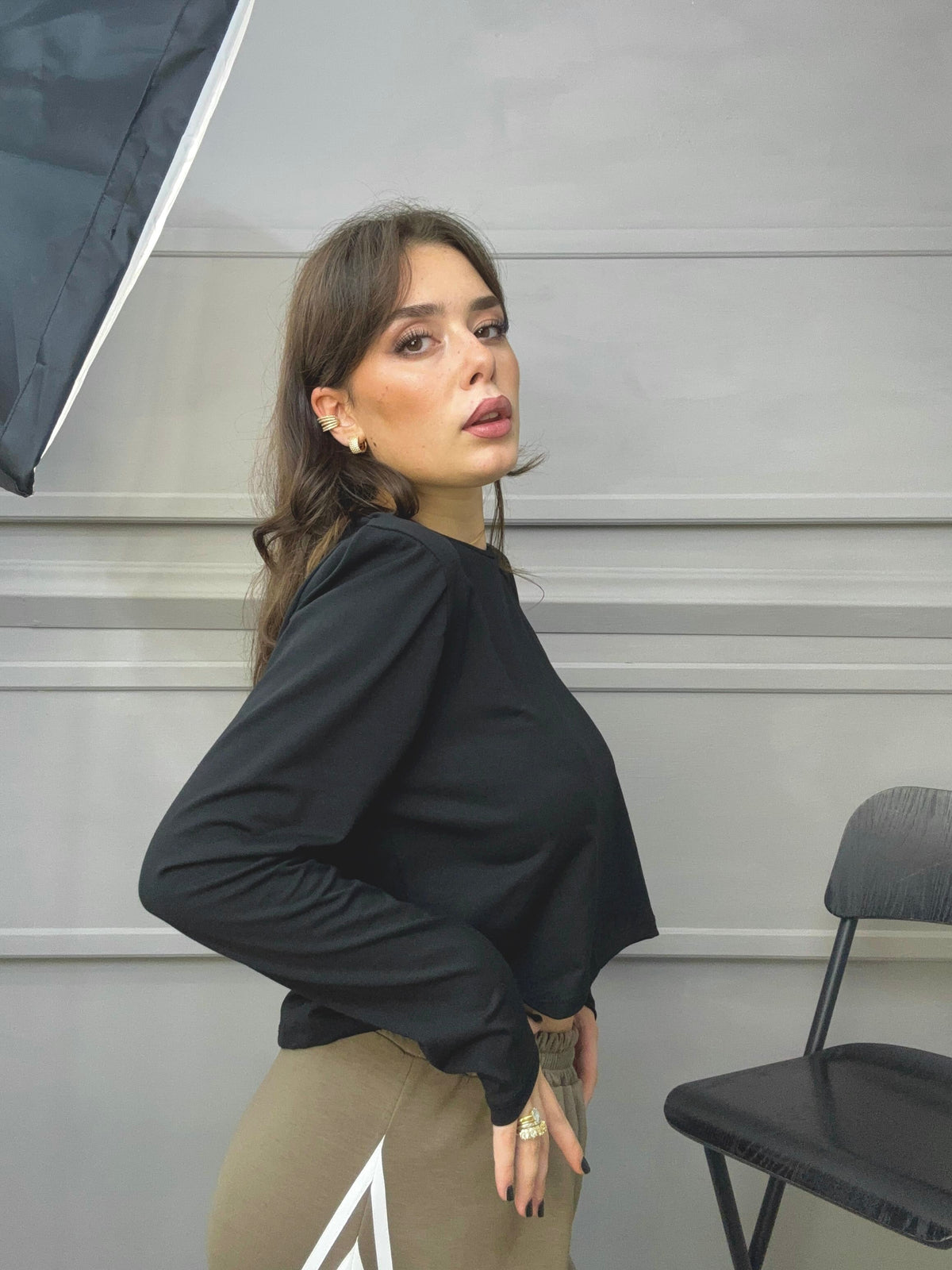 Crop Manica Lunga